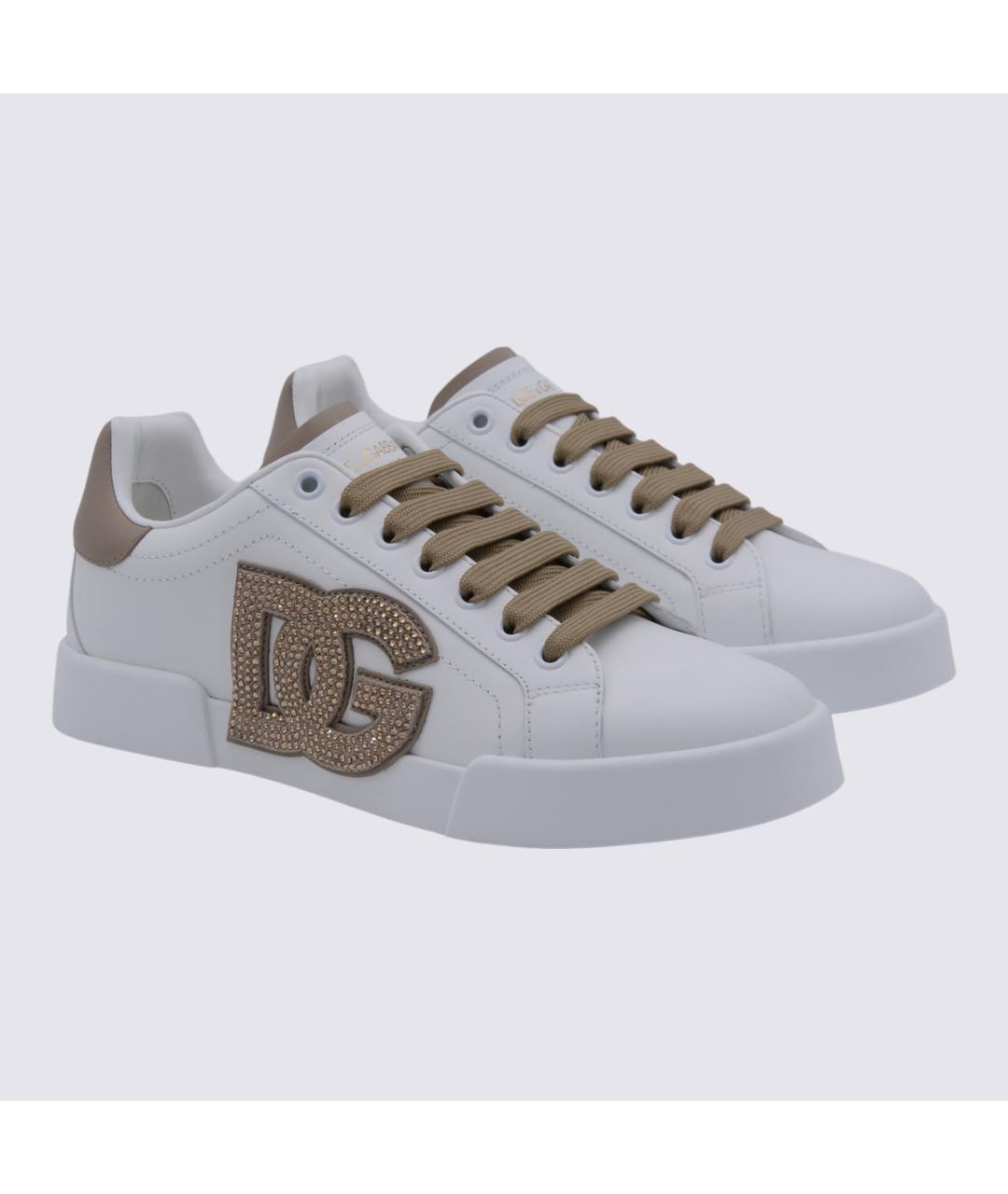 DOLCE&GABBANA Белые кроссовки, фото 2