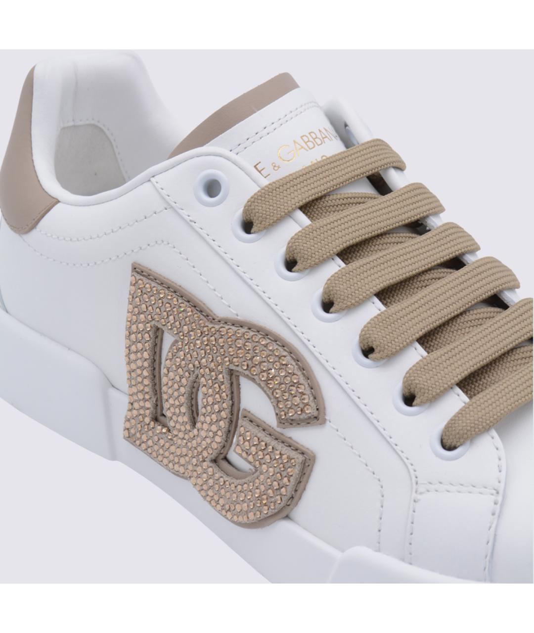DOLCE&GABBANA Белые кроссовки, фото 4