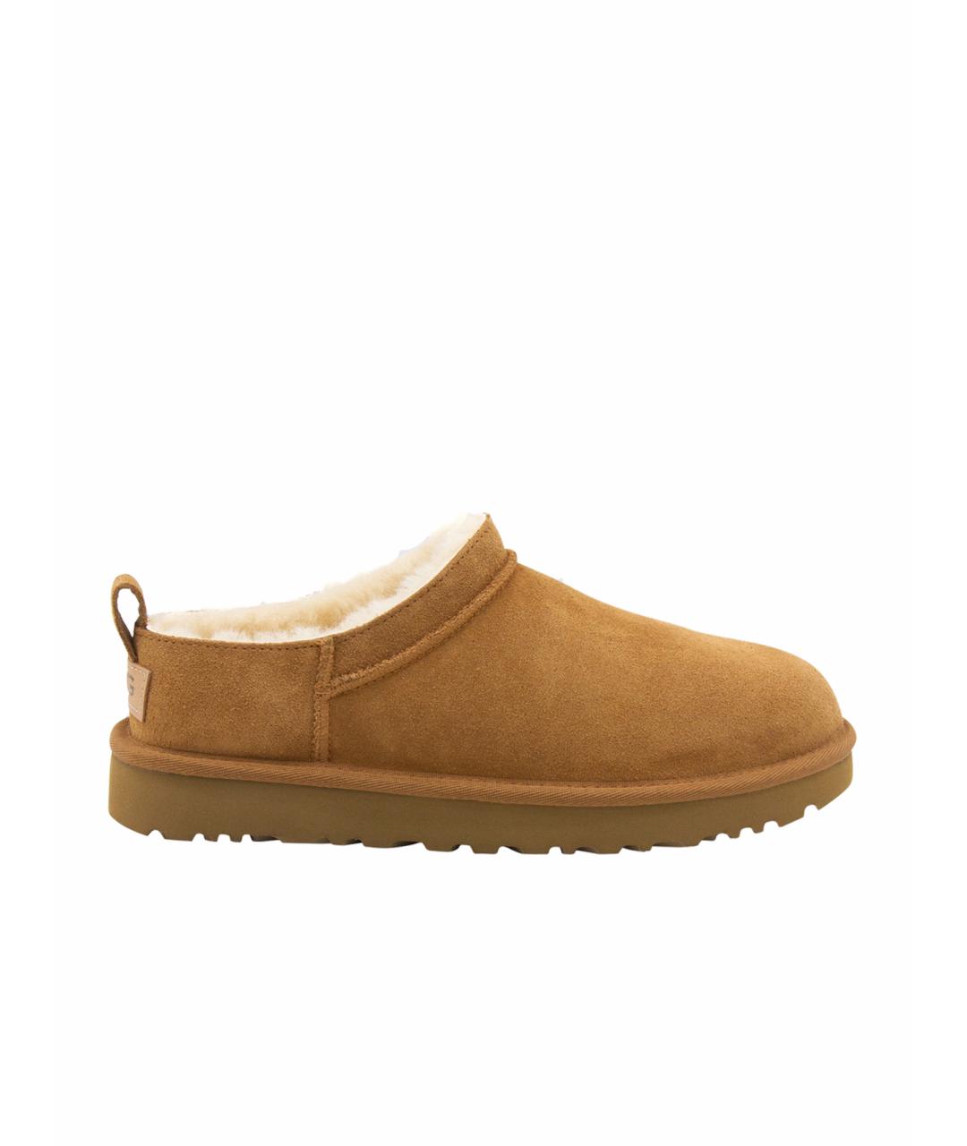 UGG AUSTRALIA Бежевые кожаные ботинки, фото 1