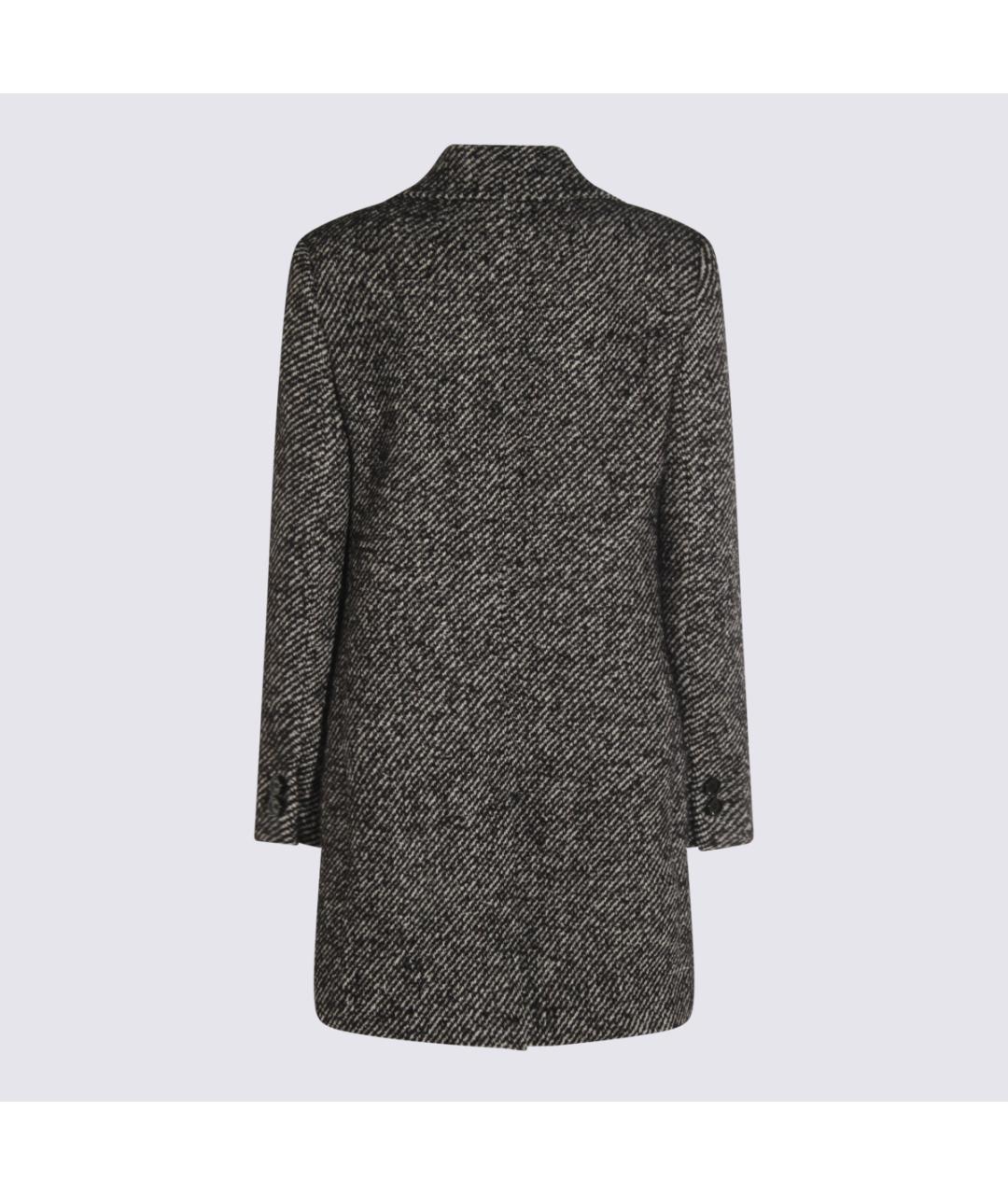 DOLCE&GABBANA Серое шерстяное пальто, фото 2