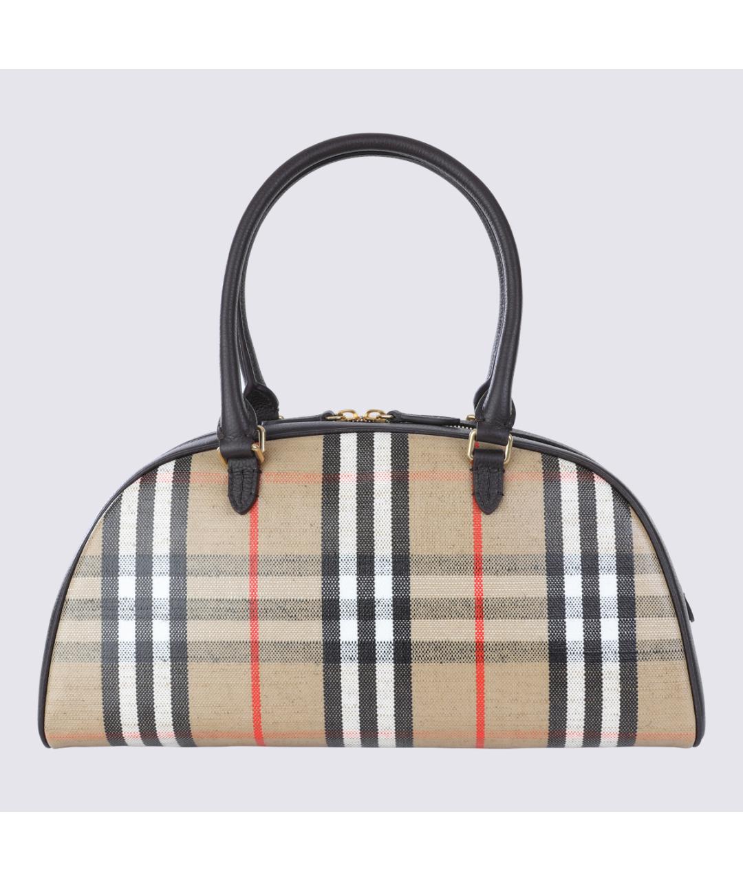 BURBERRY Бежевая сумка с короткими ручками, фото 3