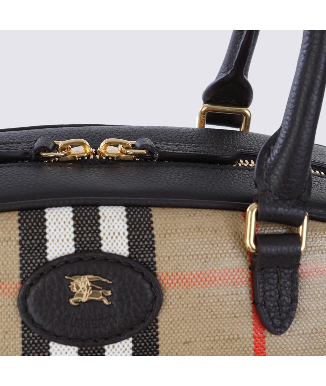 BURBERRY Бежевая сумка с короткими ручками, фото 4