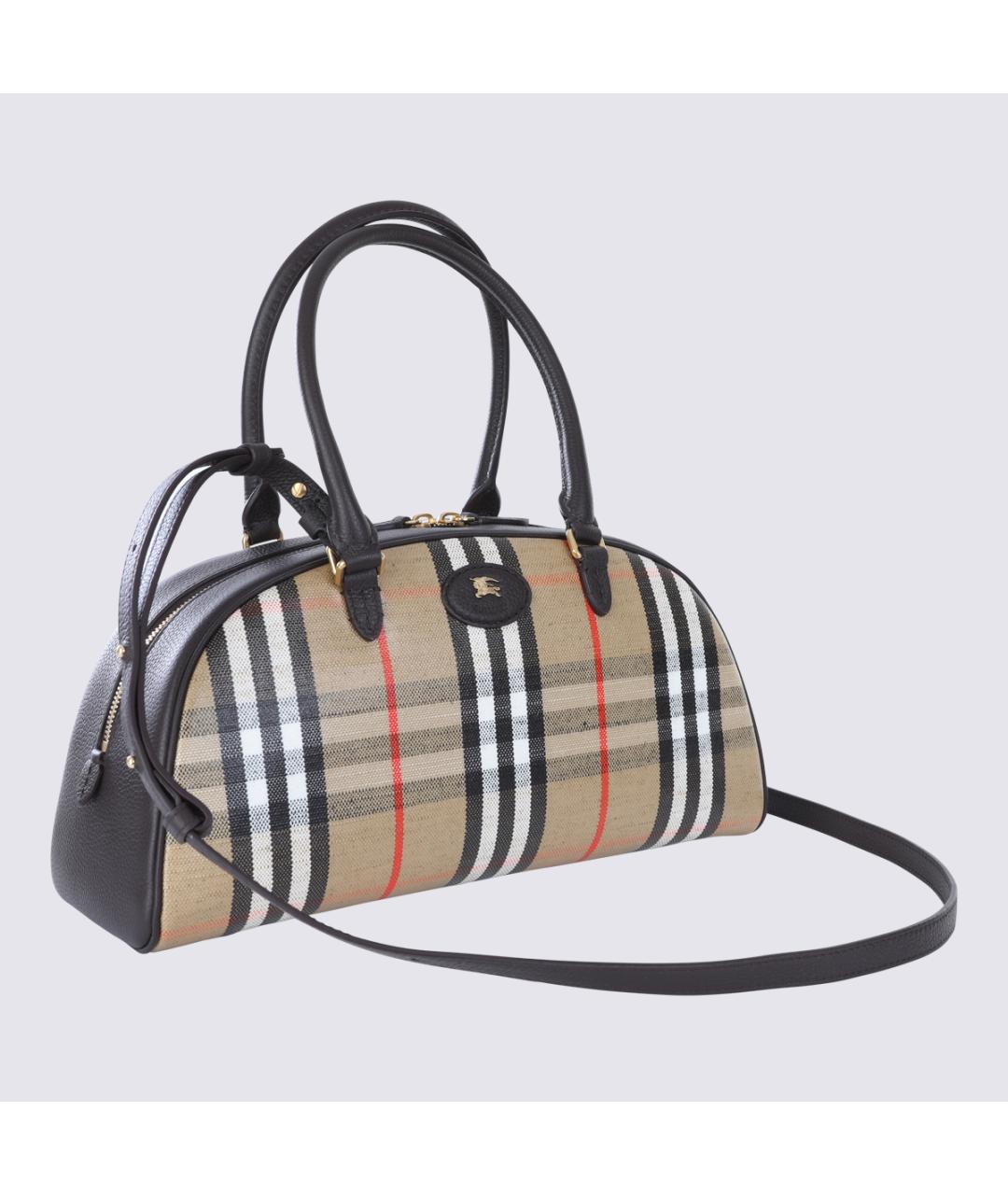 BURBERRY Бежевая сумка с короткими ручками, фото 2