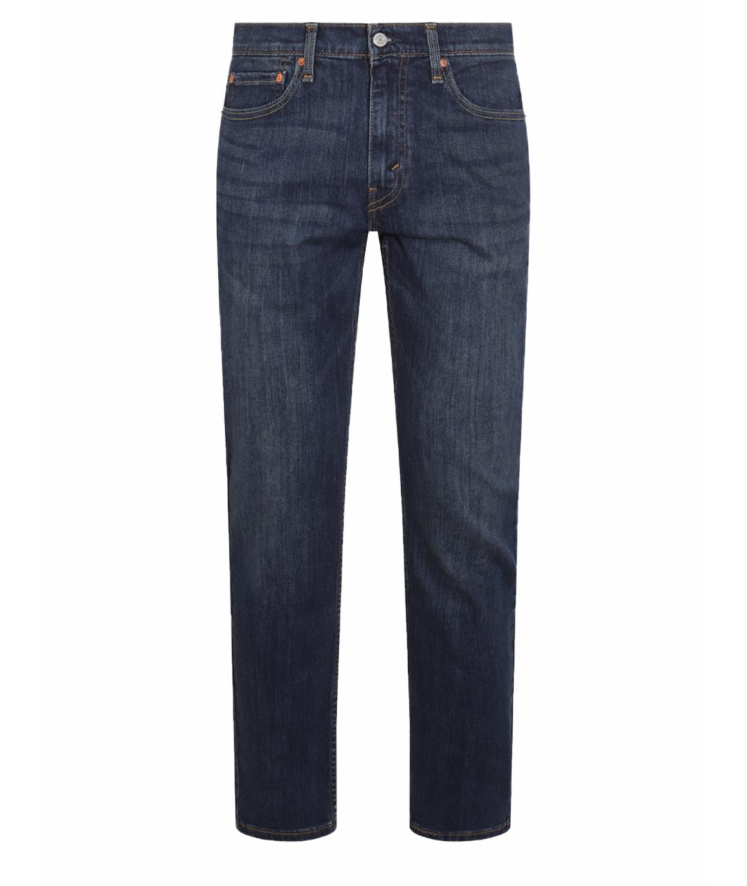 LEVI'S Темно-синие хлопковые прямые джинсы, фото 1