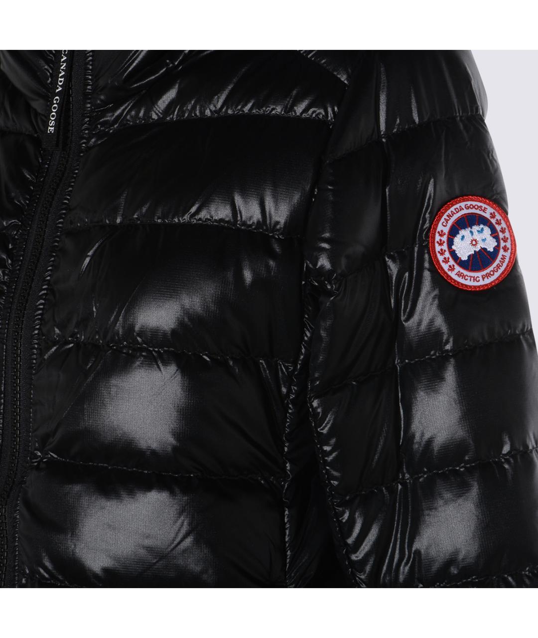 CANADA GOOSE Черная полиэстеровая куртка, фото 3