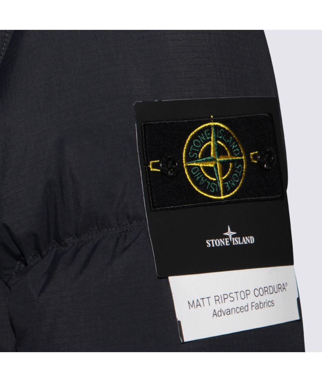 STONE ISLAND Синяя полиэстеровая куртка, фото 3