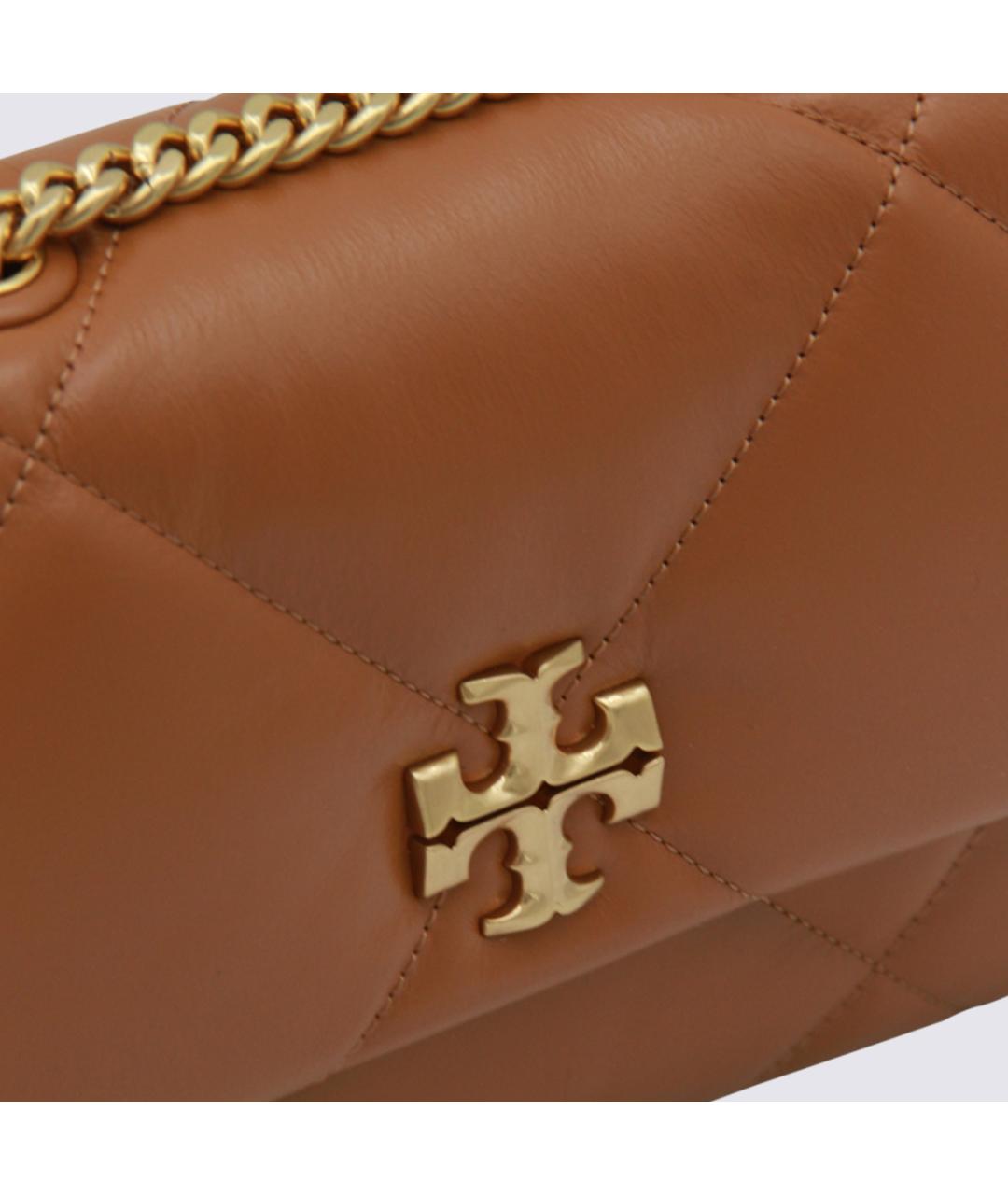 TORY BURCH Коричневая кожаная сумка через плечо, фото 4