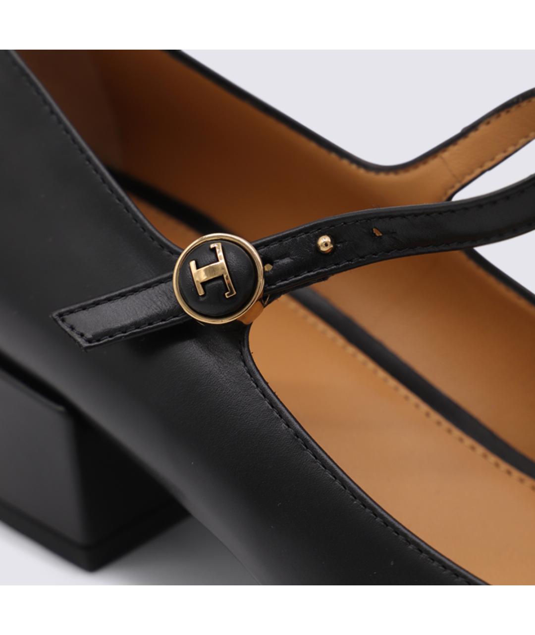 TOD'S Черные кожаные туфли, фото 4