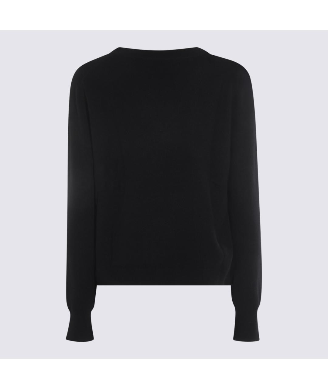 KUJITEN Черный шерстяной джемпер / свитер, фото 2