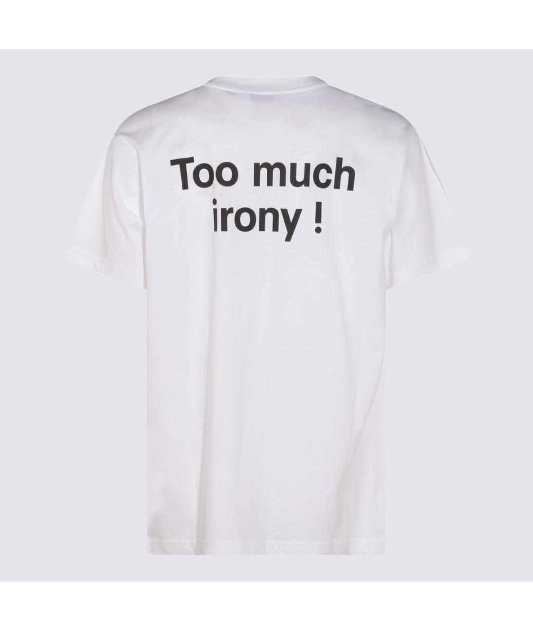 MOSCHINO Белая хлопковая футболка, фото 2