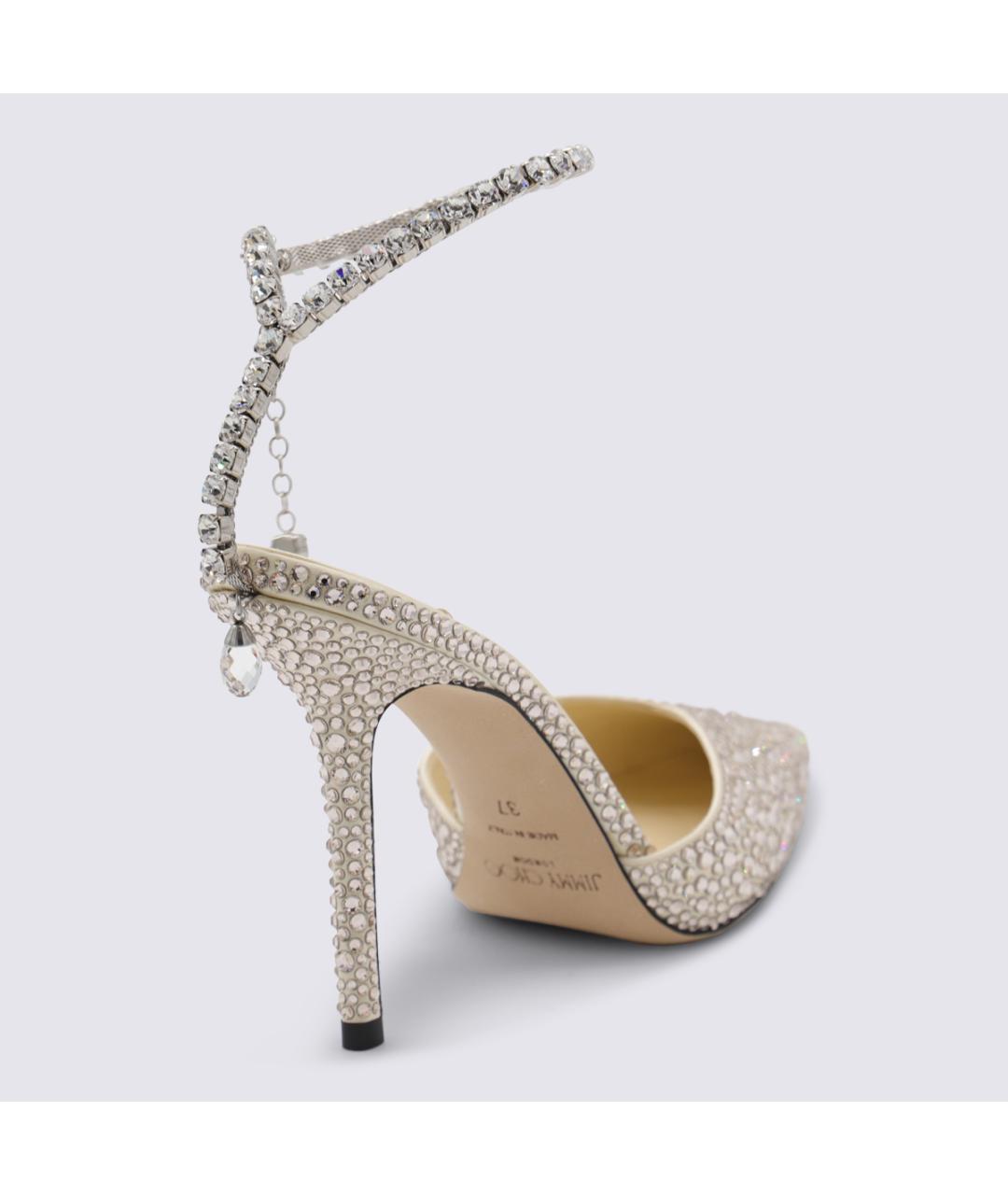 JIMMY CHOO Серебряные туфли, фото 3