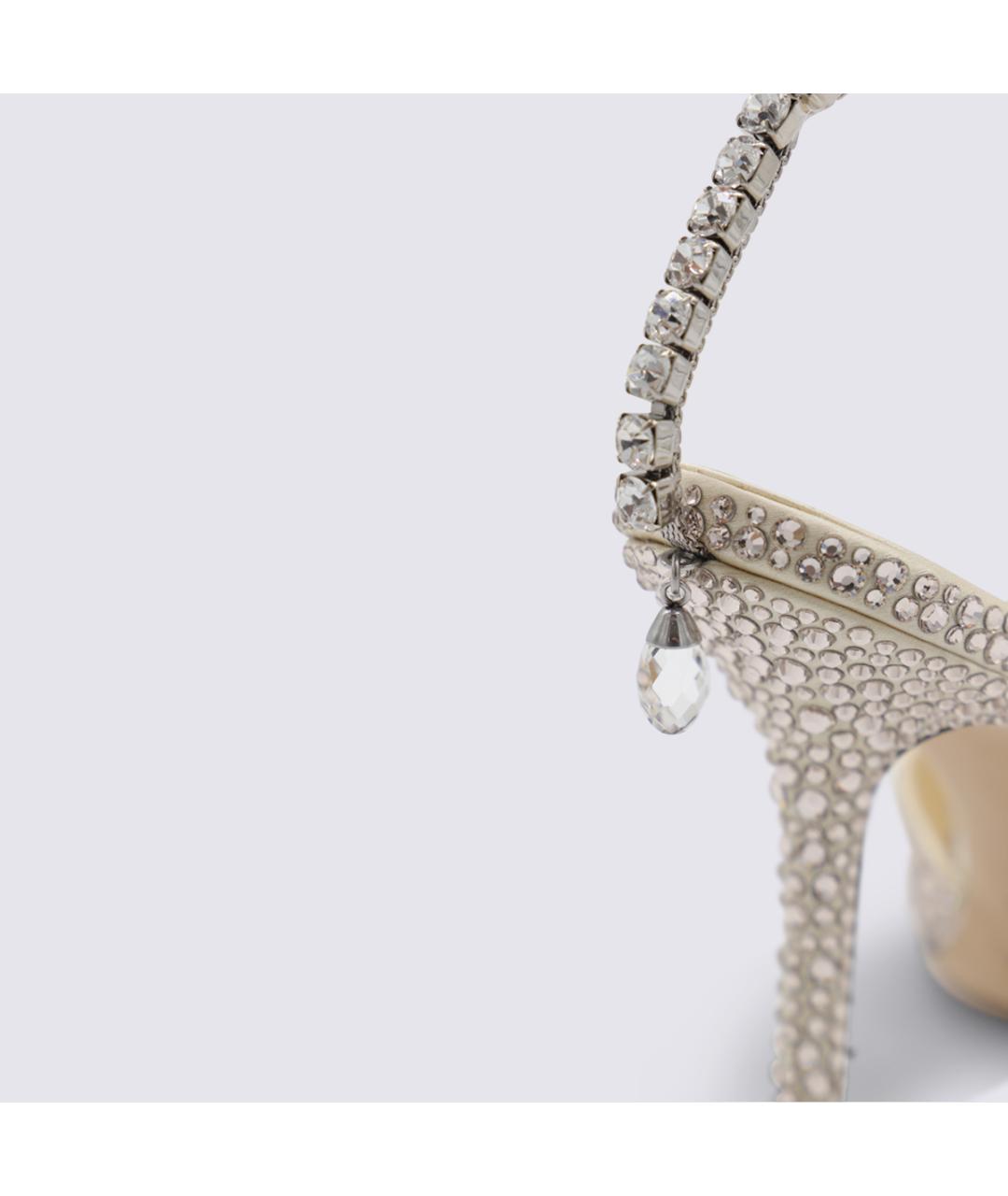 JIMMY CHOO Серебряные туфли, фото 4
