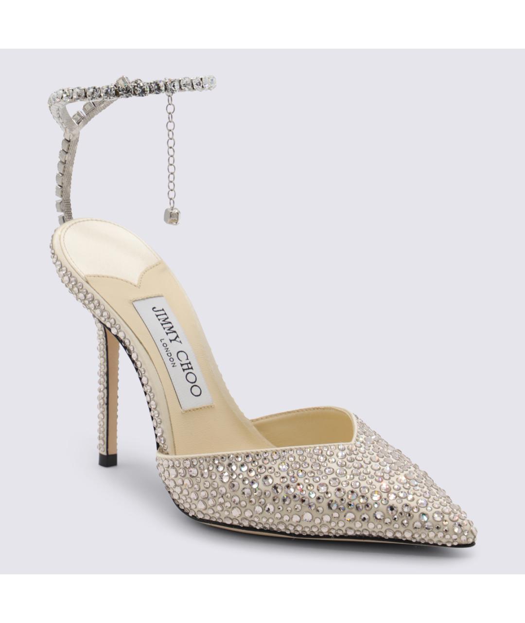 JIMMY CHOO Серебряные туфли, фото 2