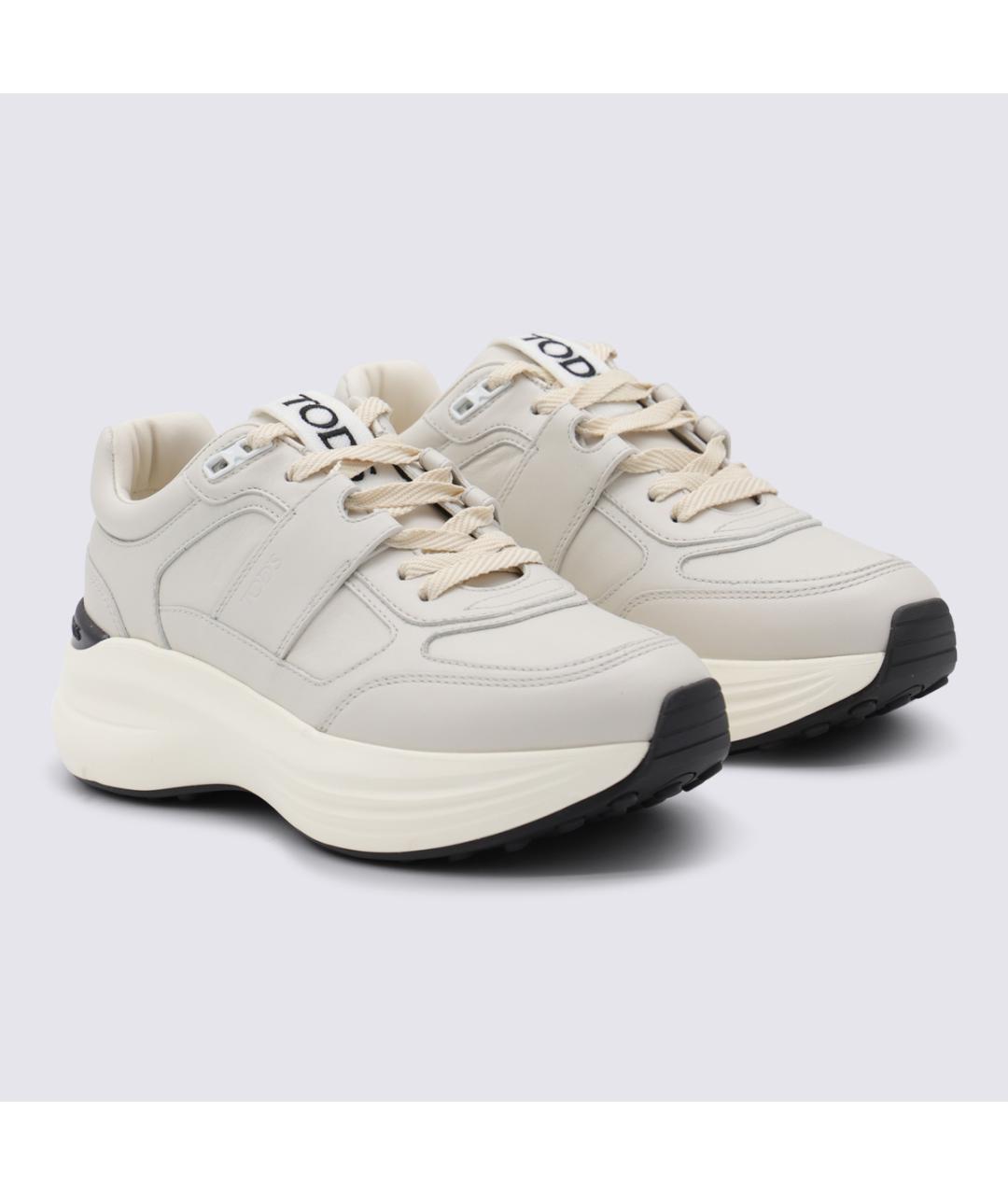 TOD'S Серые кроссовки, фото 2