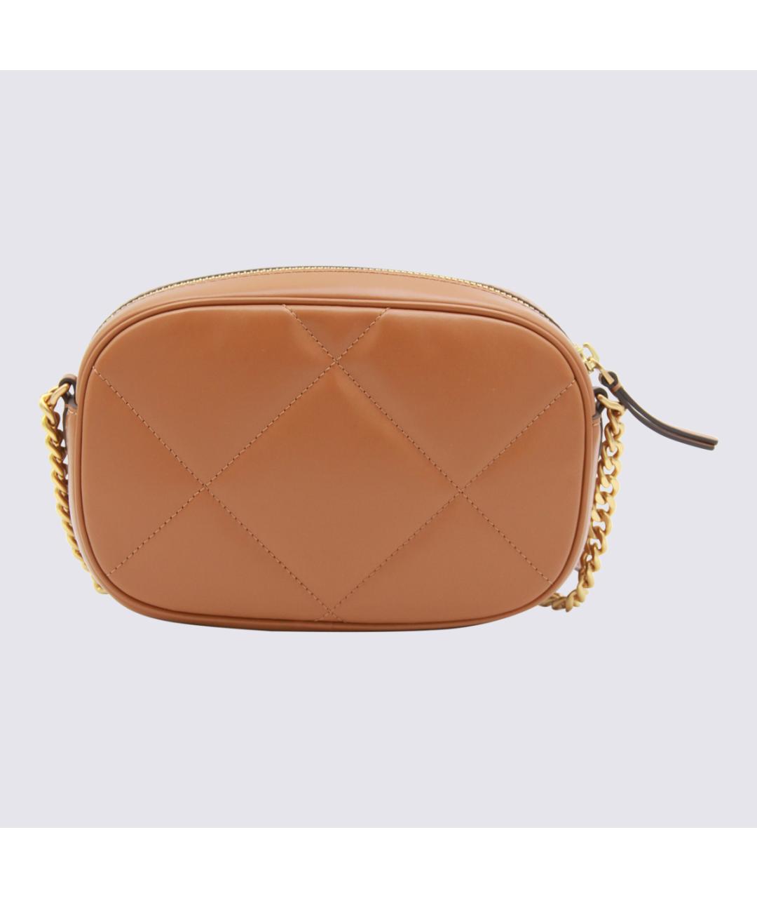 TORY BURCH Бежевая кожаная сумка через плечо, фото 3