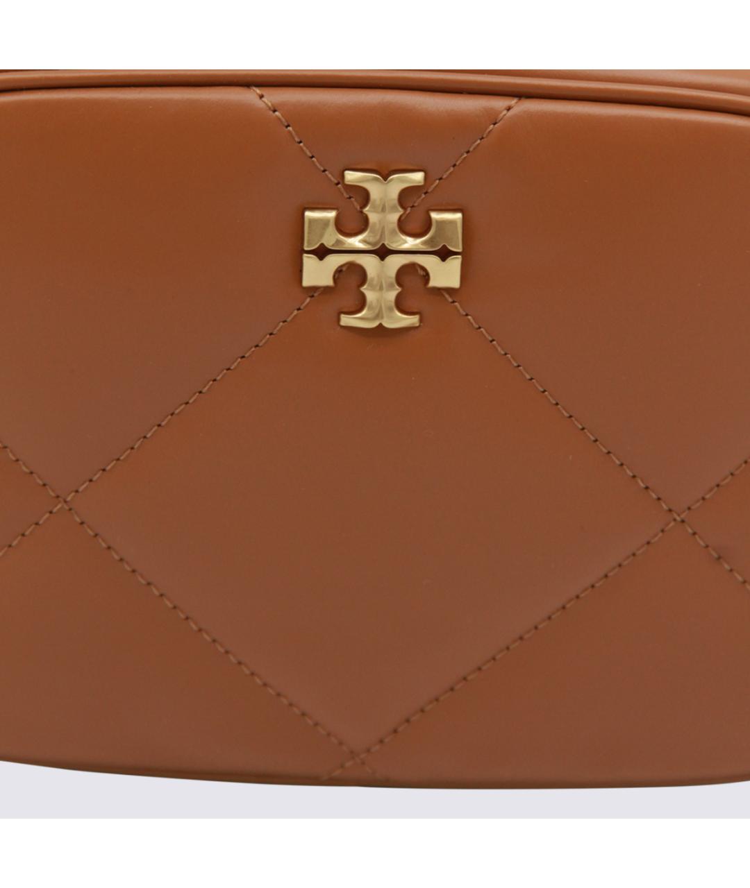 TORY BURCH Бежевая кожаная сумка через плечо, фото 4