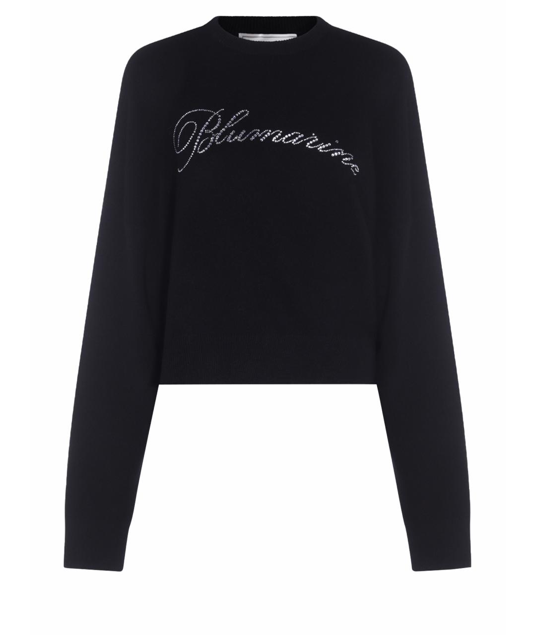 BLUMARINE Черный шерстяной джемпер / свитер, фото 1