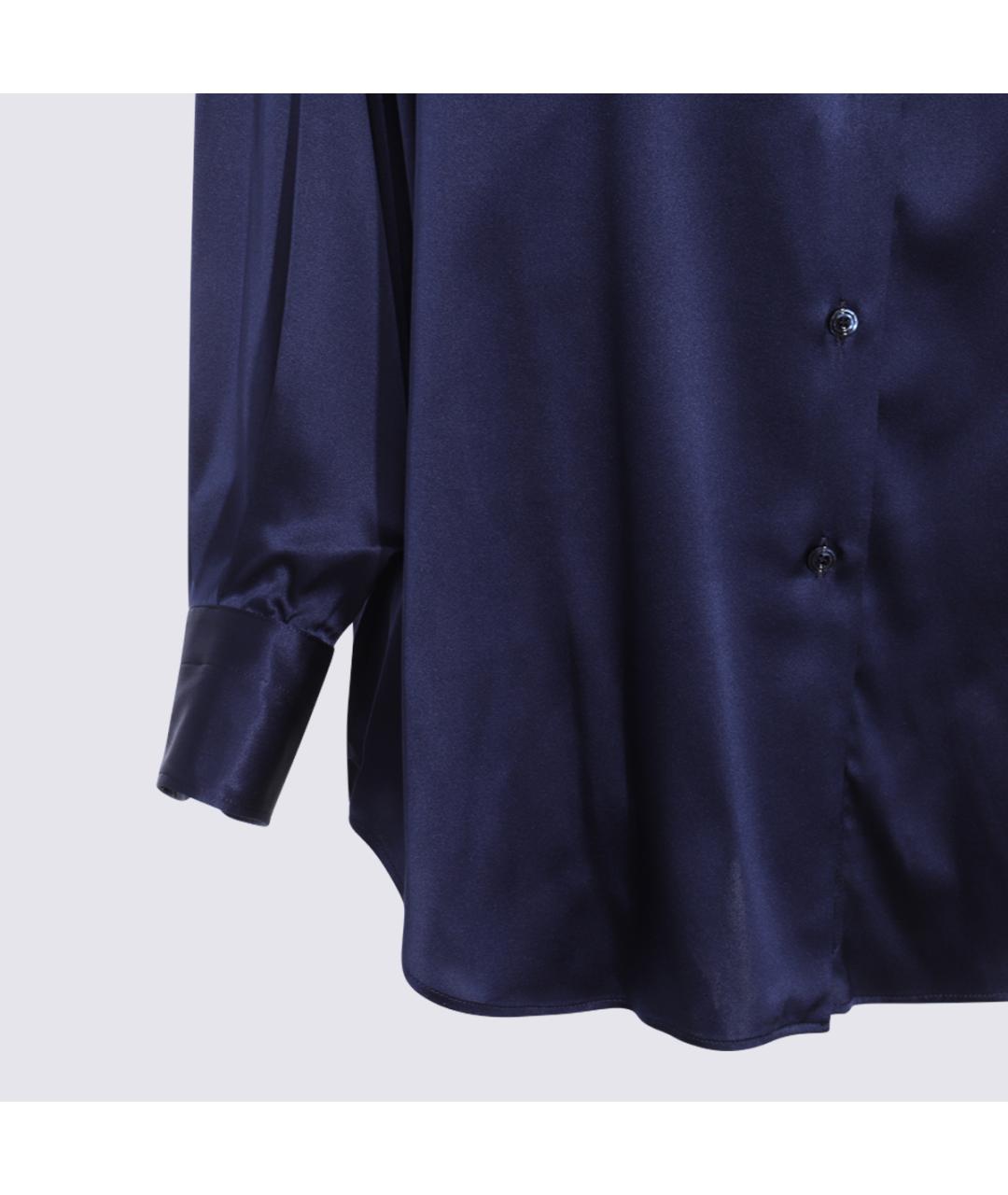 TOM FORD Синяя шелковая рубашка, фото 3