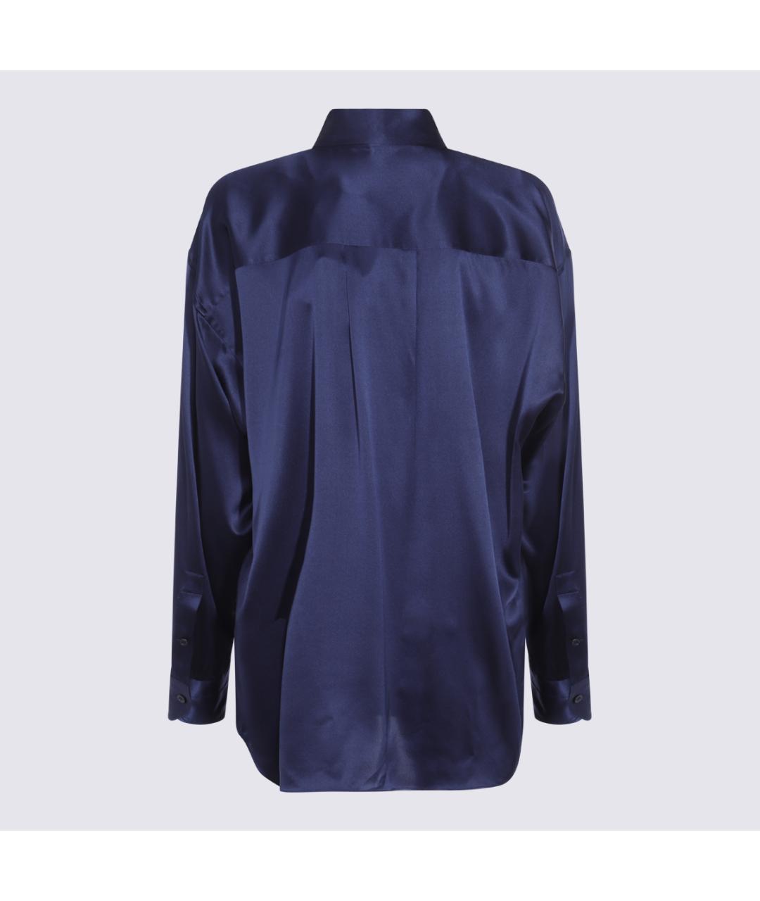 TOM FORD Синяя шелковая рубашка, фото 2
