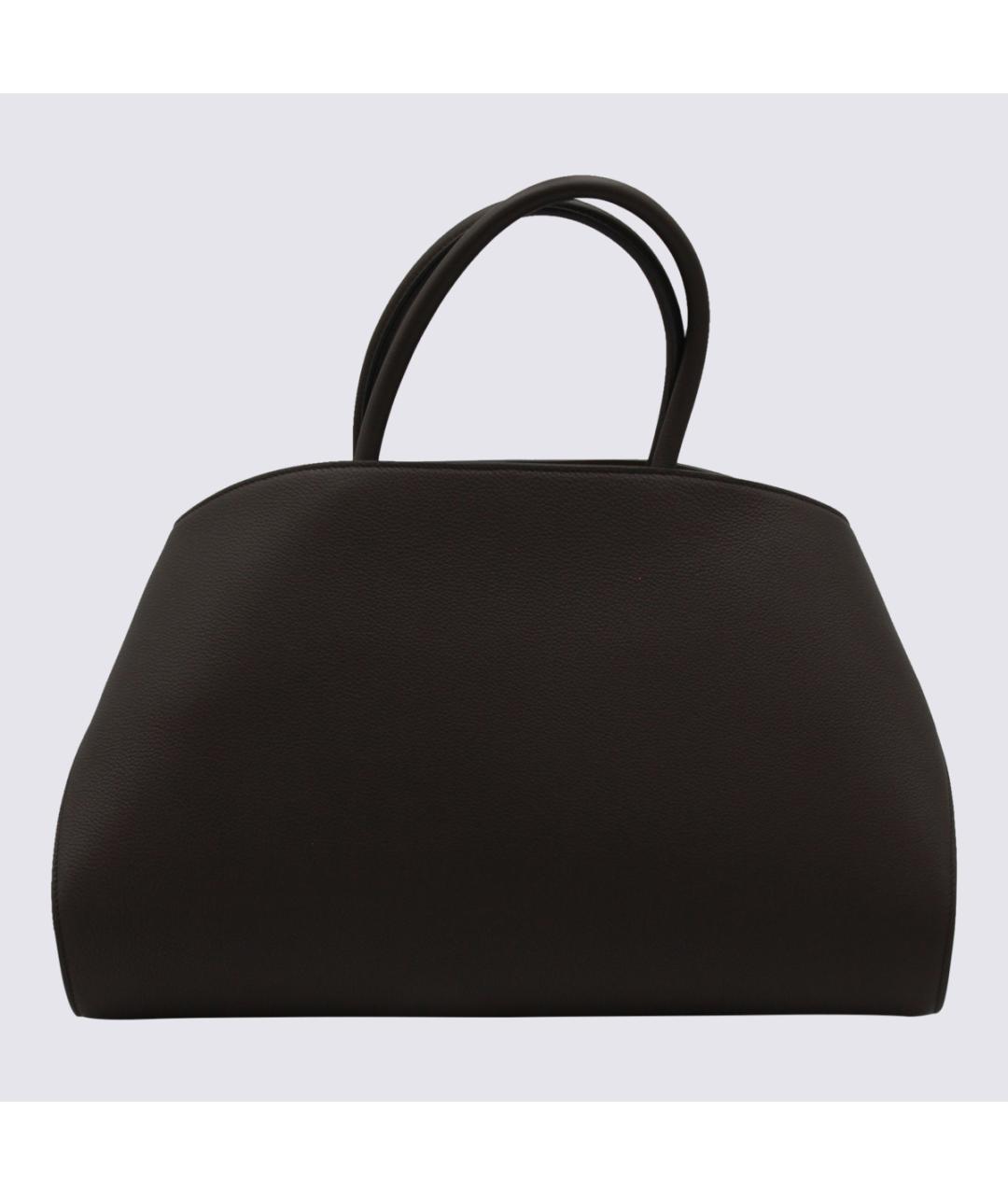 FERRAGAMO Коричневая кожаная сумка тоут, фото 3