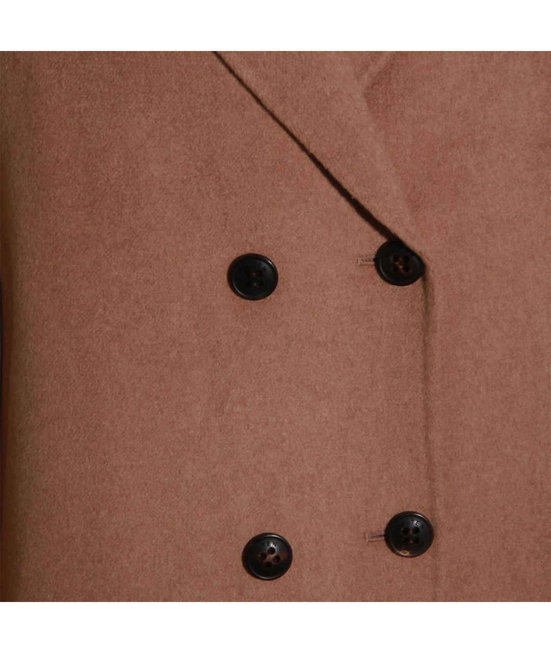 KUJITEN Коричневое шерстяное пальто, фото 3
