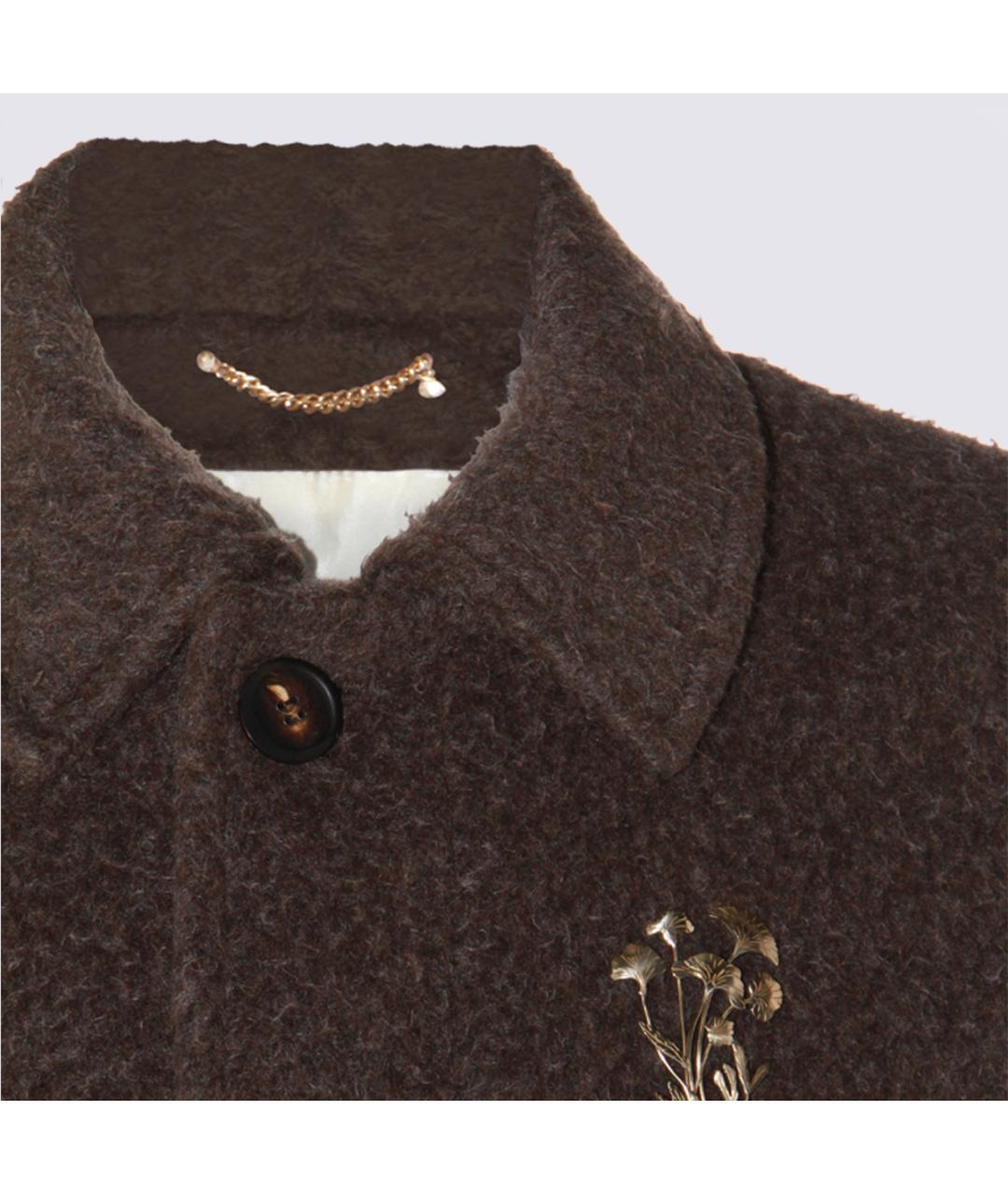 GOLDEN GOOSE DELUXE BRAND Коричневое пальто, фото 3