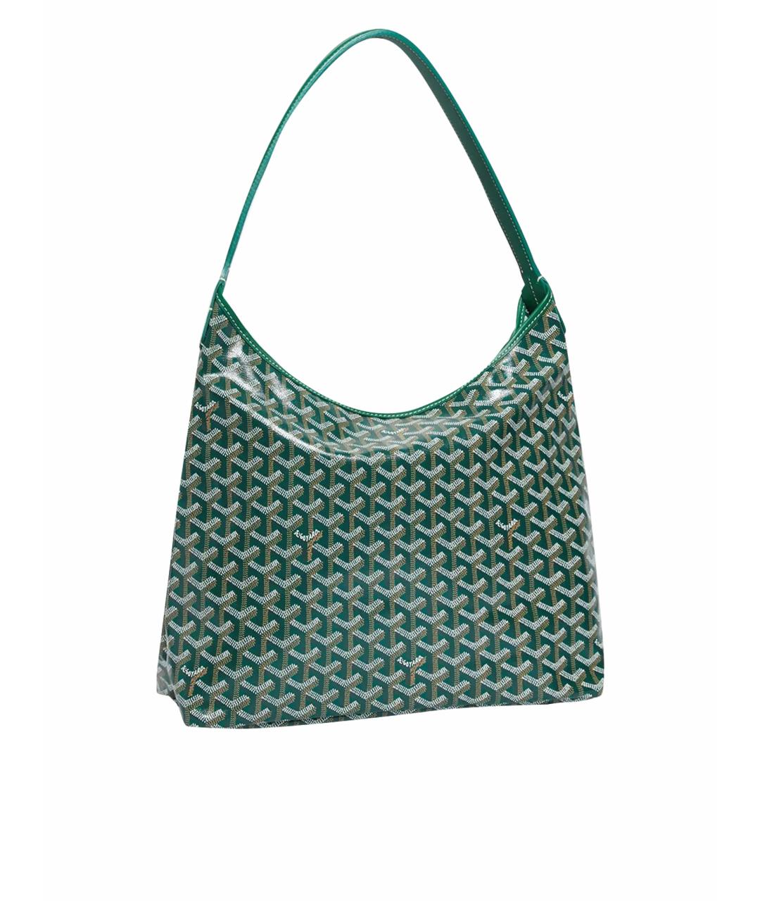 GOYARD Зеленая кожаная сумка тоут, фото 1