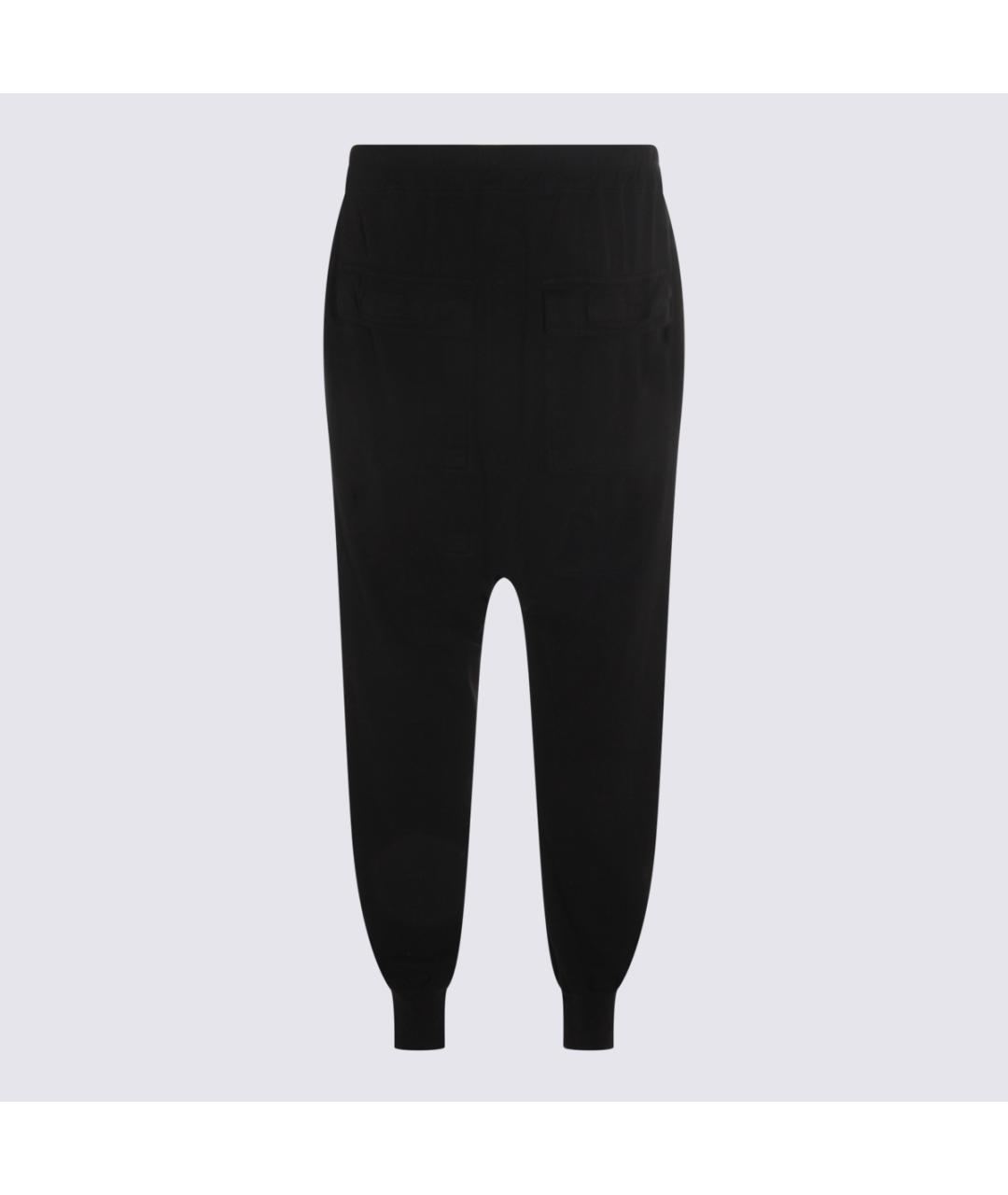 RICK OWENS DRKSHDW Черные хлопковые повседневные брюки, фото 2