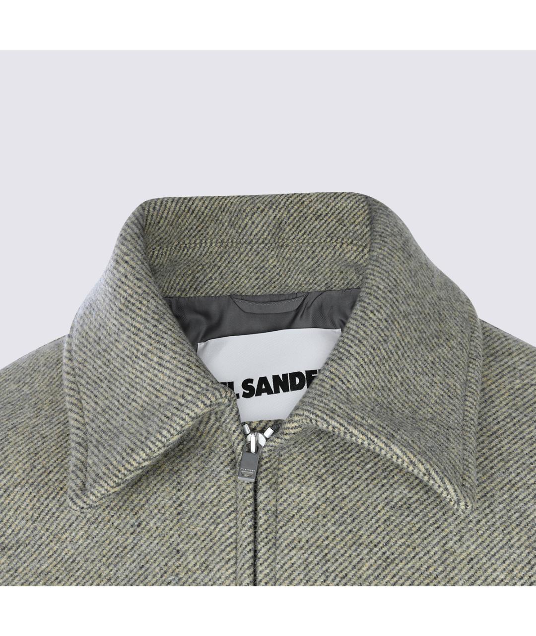 JIL SANDER Зеленая шерстяная куртка, фото 3