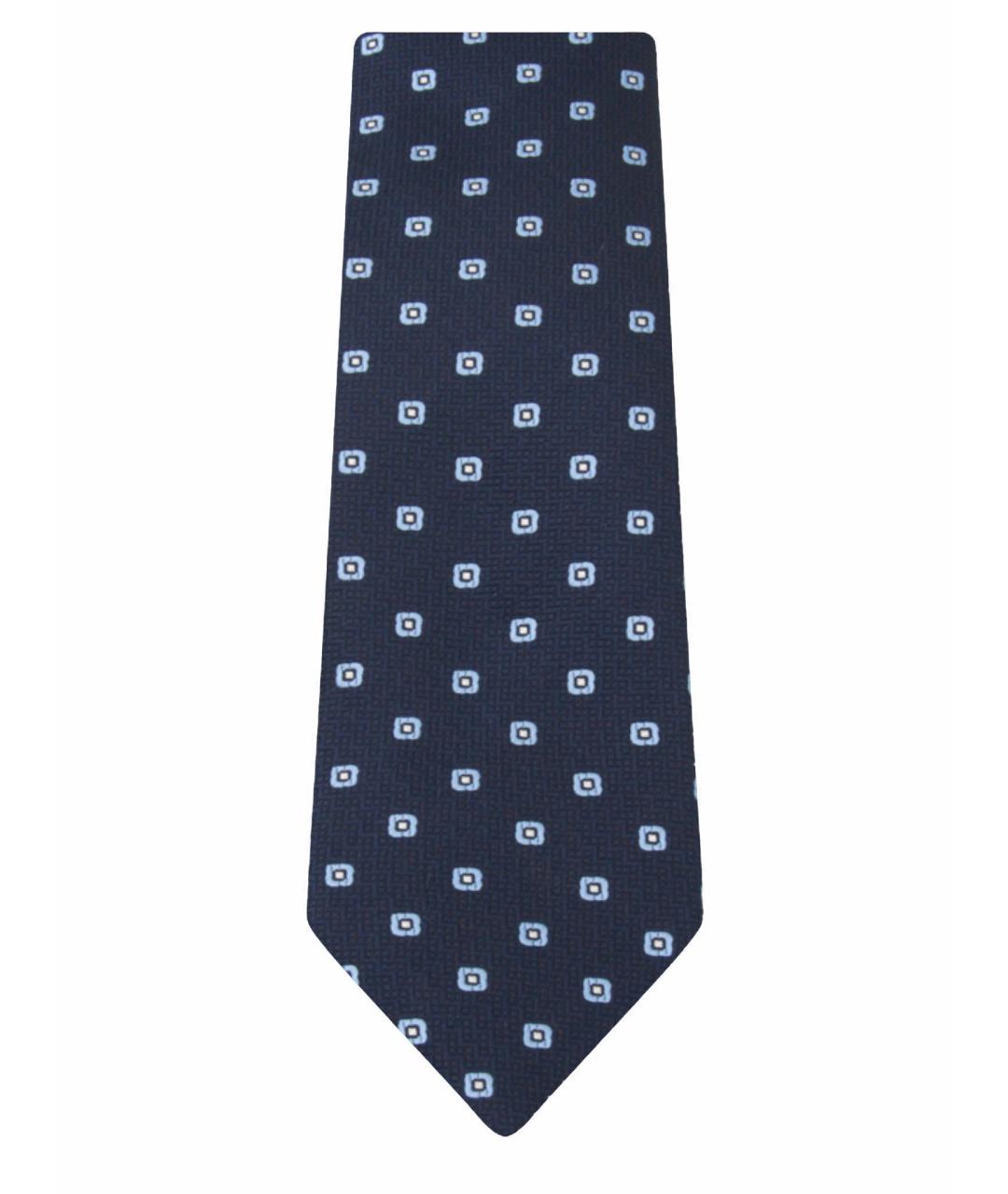 ZEGNA Синий шелковый галстук, фото 1