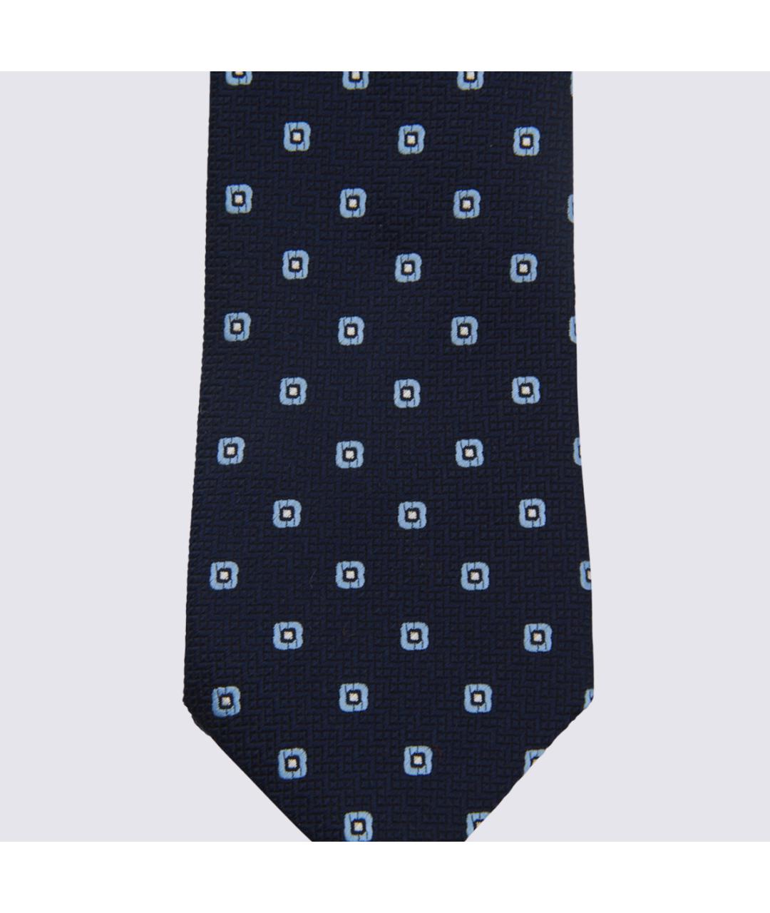ZEGNA Синий шелковый галстук, фото 2