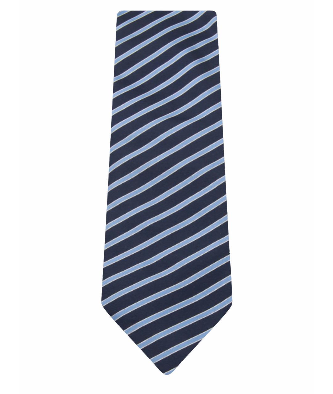 ZEGNA Синий шелковый галстук, фото 1