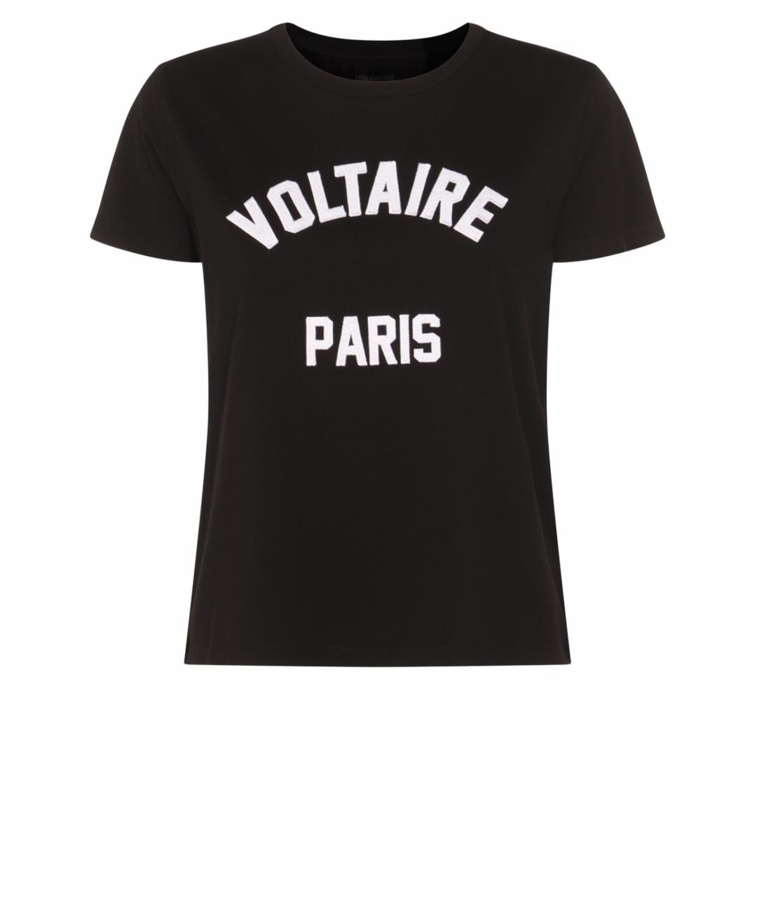 ZADIG & VOLTAIRE Черная хлопковая футболка, фото 1