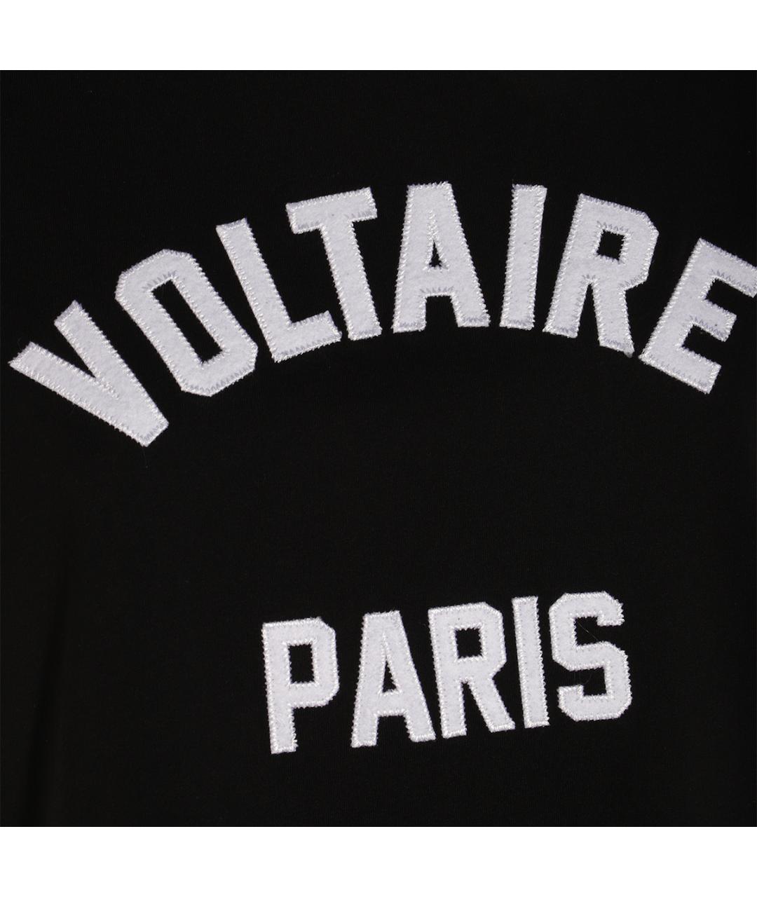 ZADIG & VOLTAIRE Черная хлопковая футболка, фото 3