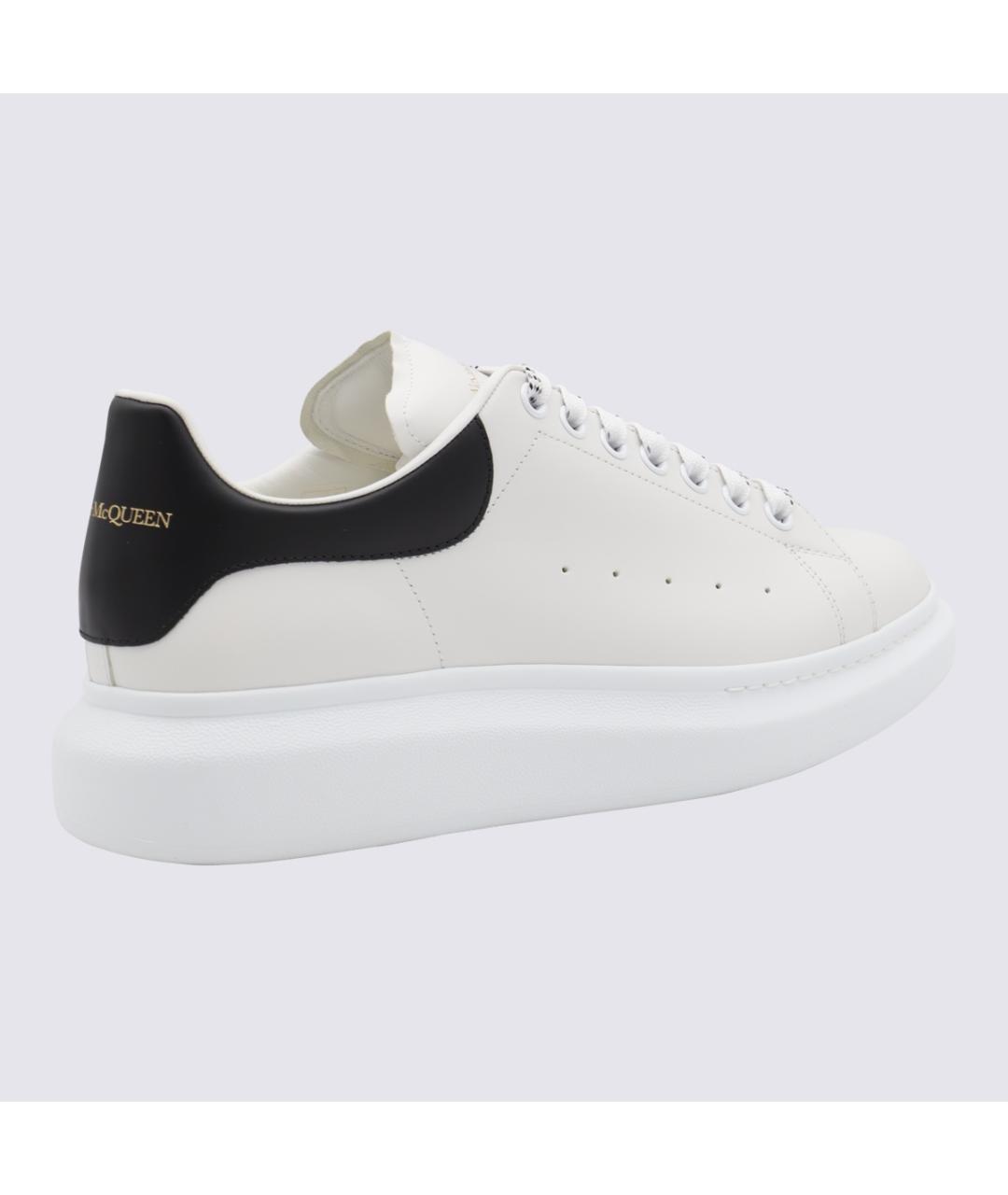 ALEXANDER MCQUEEN Белые кожаные кеды, фото 2