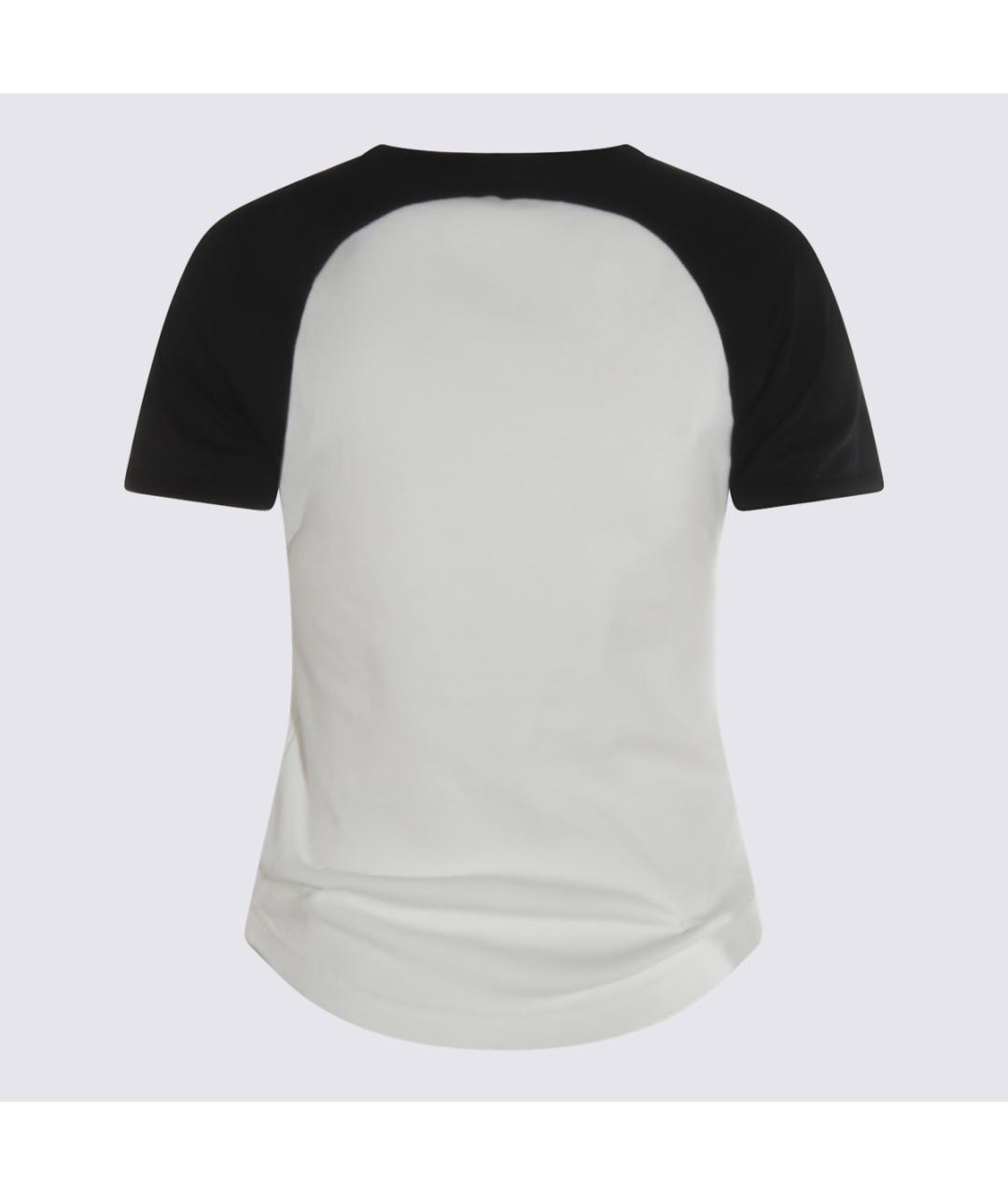 COURREGES Белая хлопковая футболка, фото 2