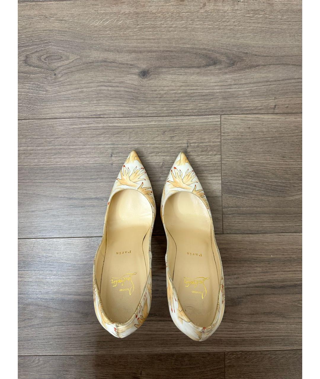 CHRISTIAN LOUBOUTIN Мульти текстильные туфли, фото 3