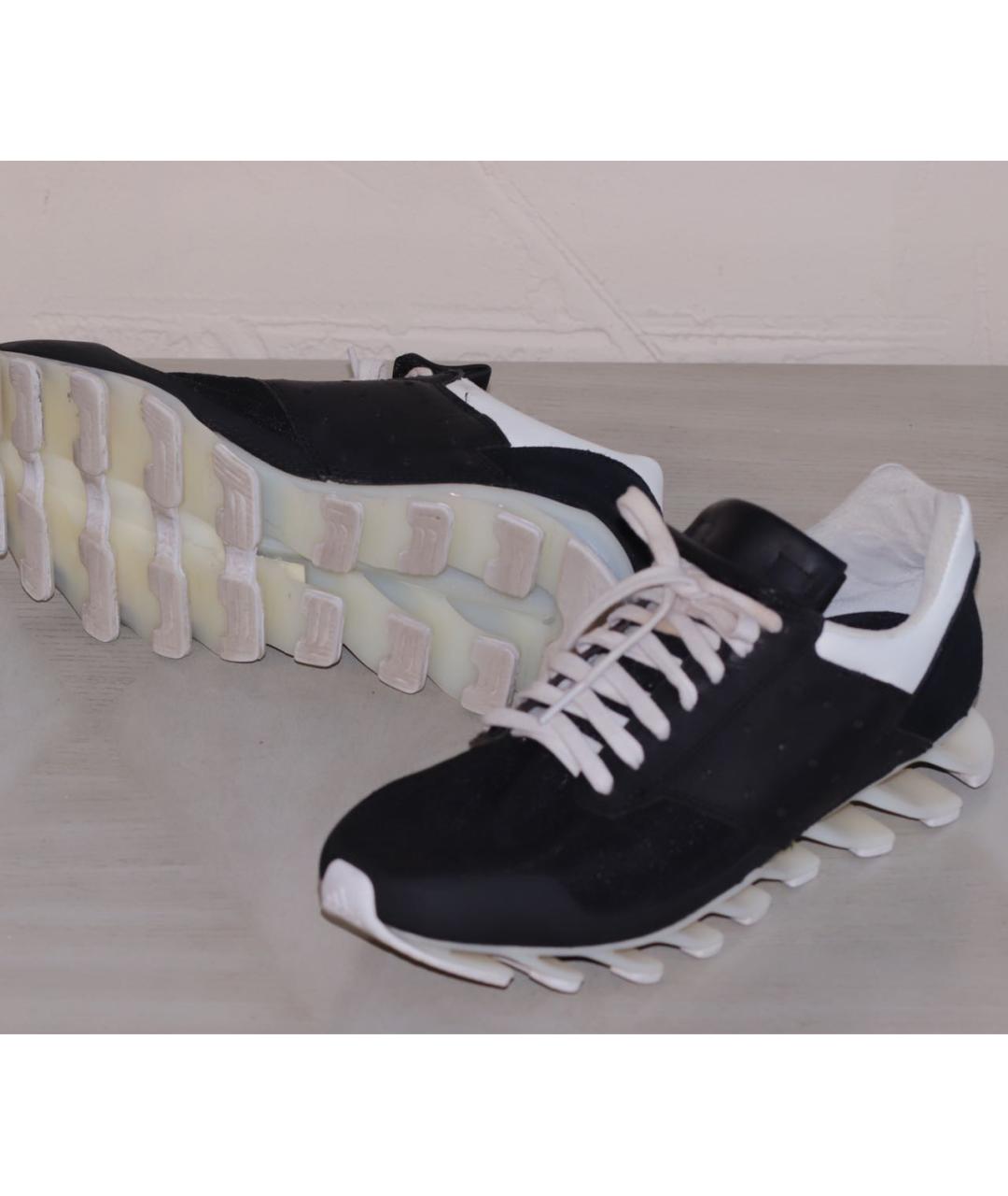 RICK OWENS Черные кроссовки, фото 7