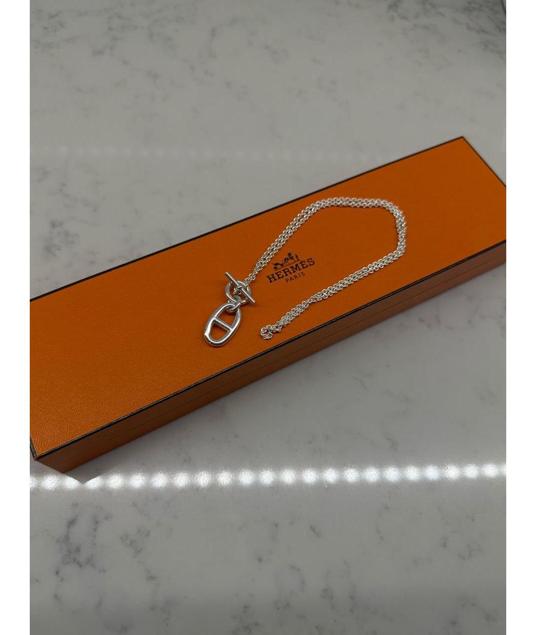 HERMES Серебряная серебряная подвеска, фото 5