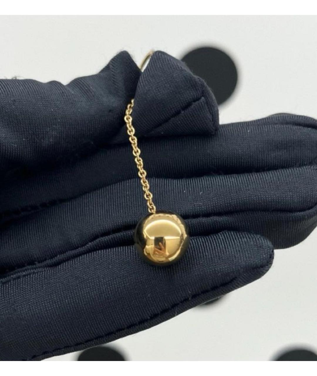 TIFFANY&CO Желтые серьги из желтого золота, фото 4