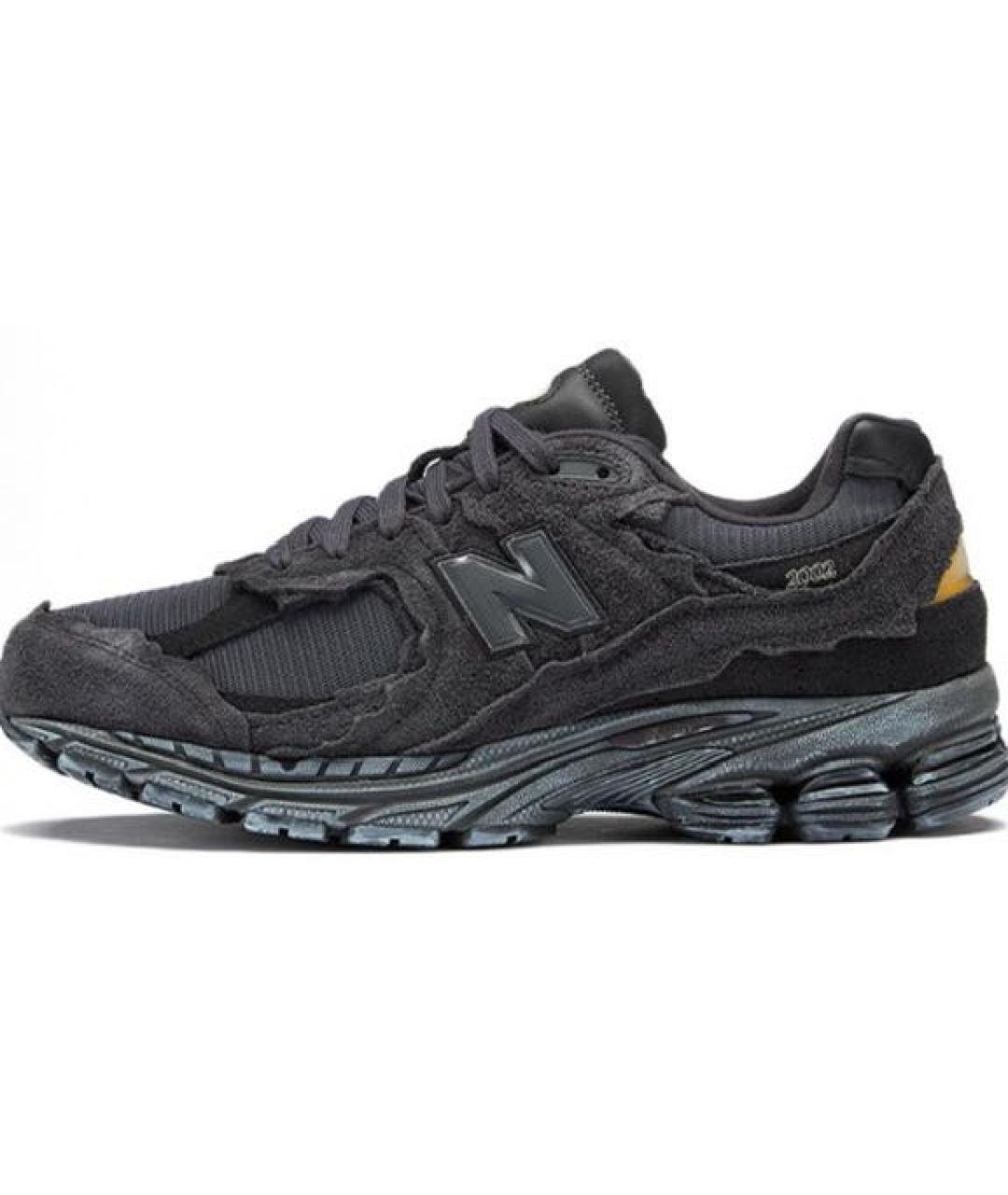 NEW BALANCE Черные текстильные низкие кроссовки / кеды, фото 9