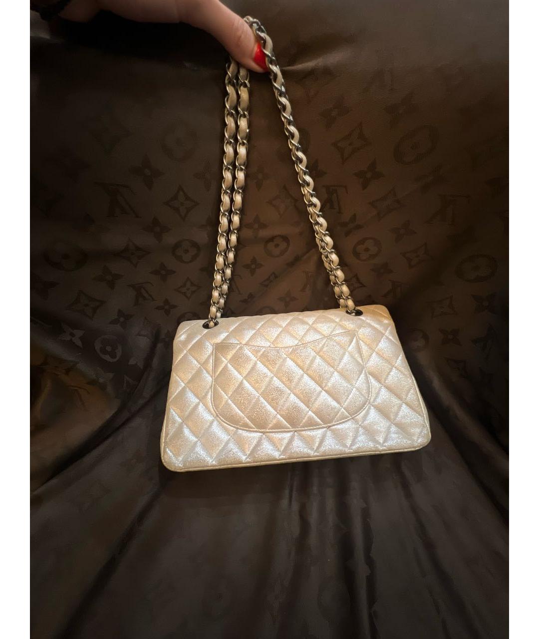 CHANEL Бежевая сумка через плечо, фото 3