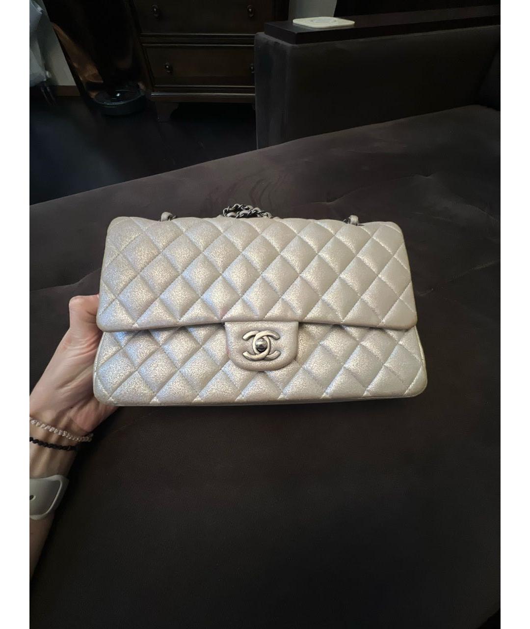 CHANEL Бежевая сумка через плечо, фото 9