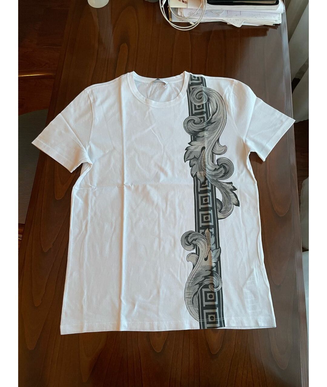 VERSACE COLLECTION Белая хлопковая футболка, фото 5