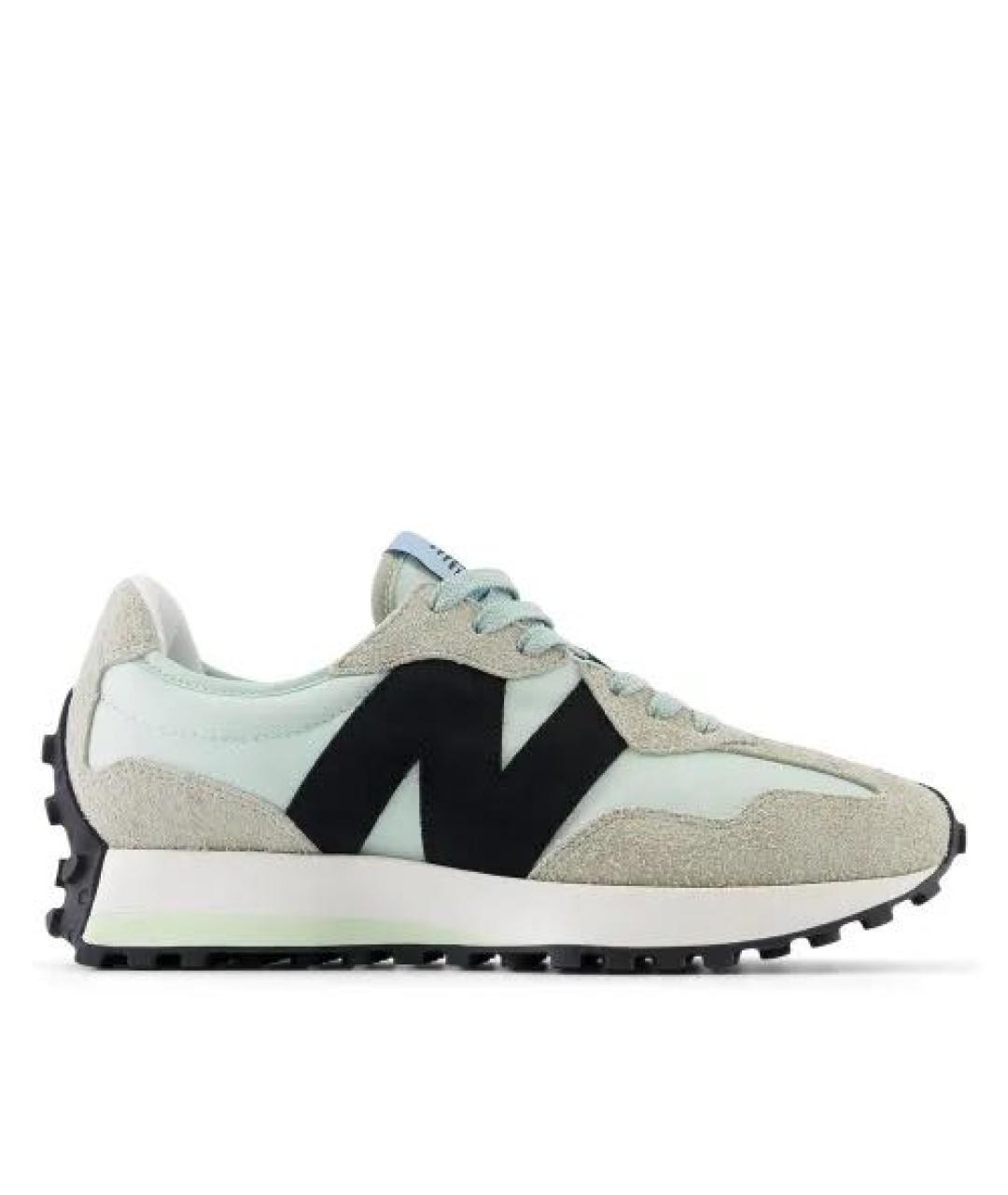 NEW BALANCE Бирюзовые замшевые кроссовки, фото 1