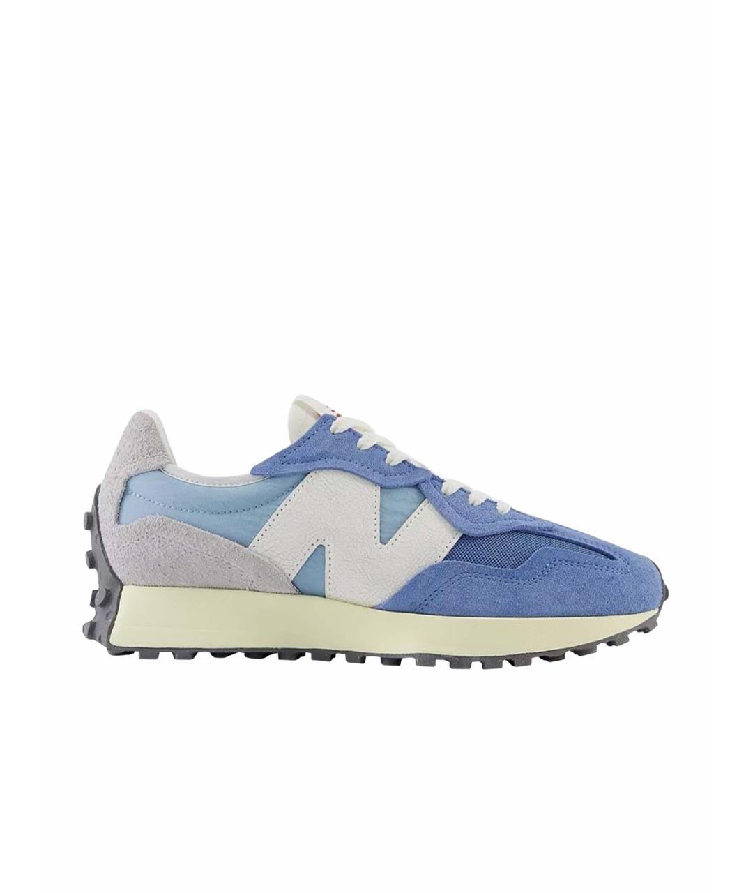 NEW BALANCE Синие замшевые кроссовки, фото 1