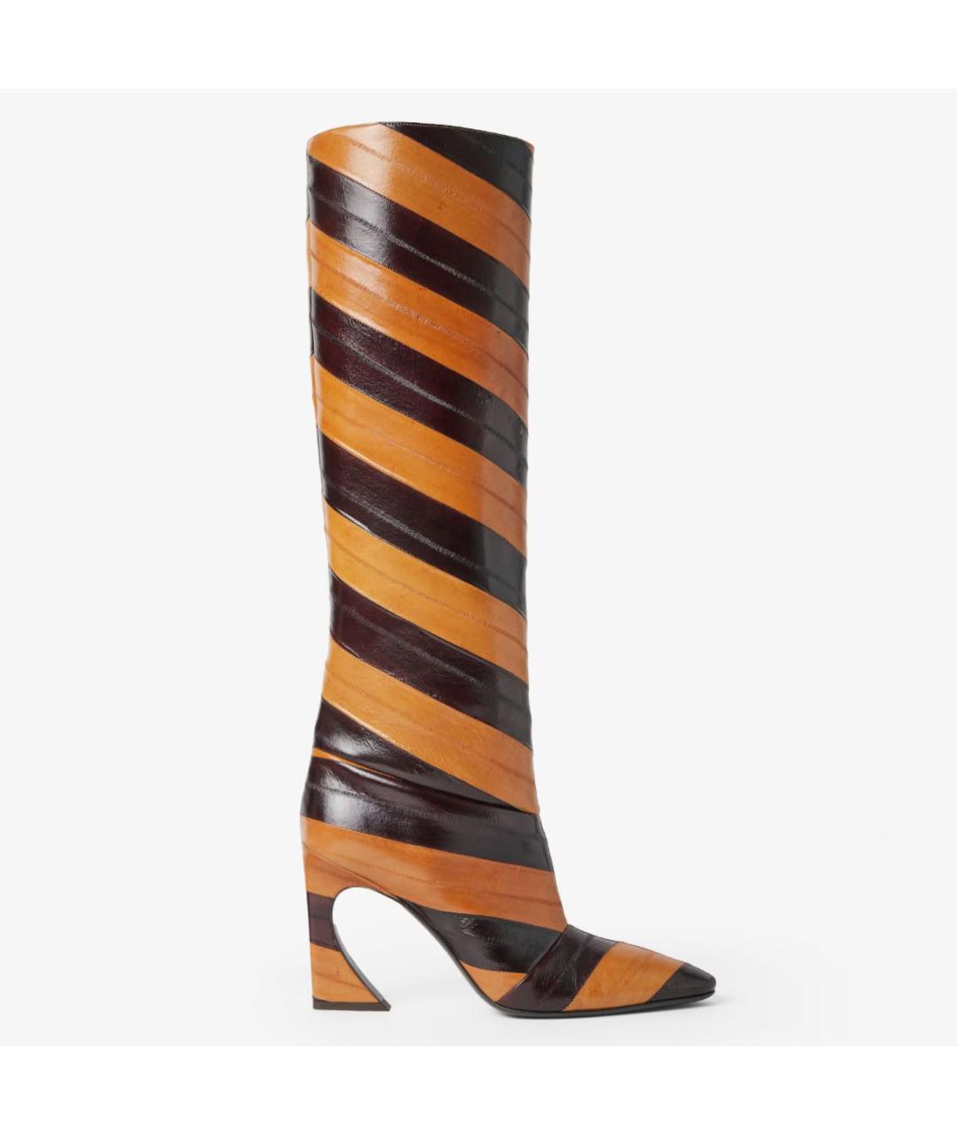 FENDI Коричневые сапоги, фото 6