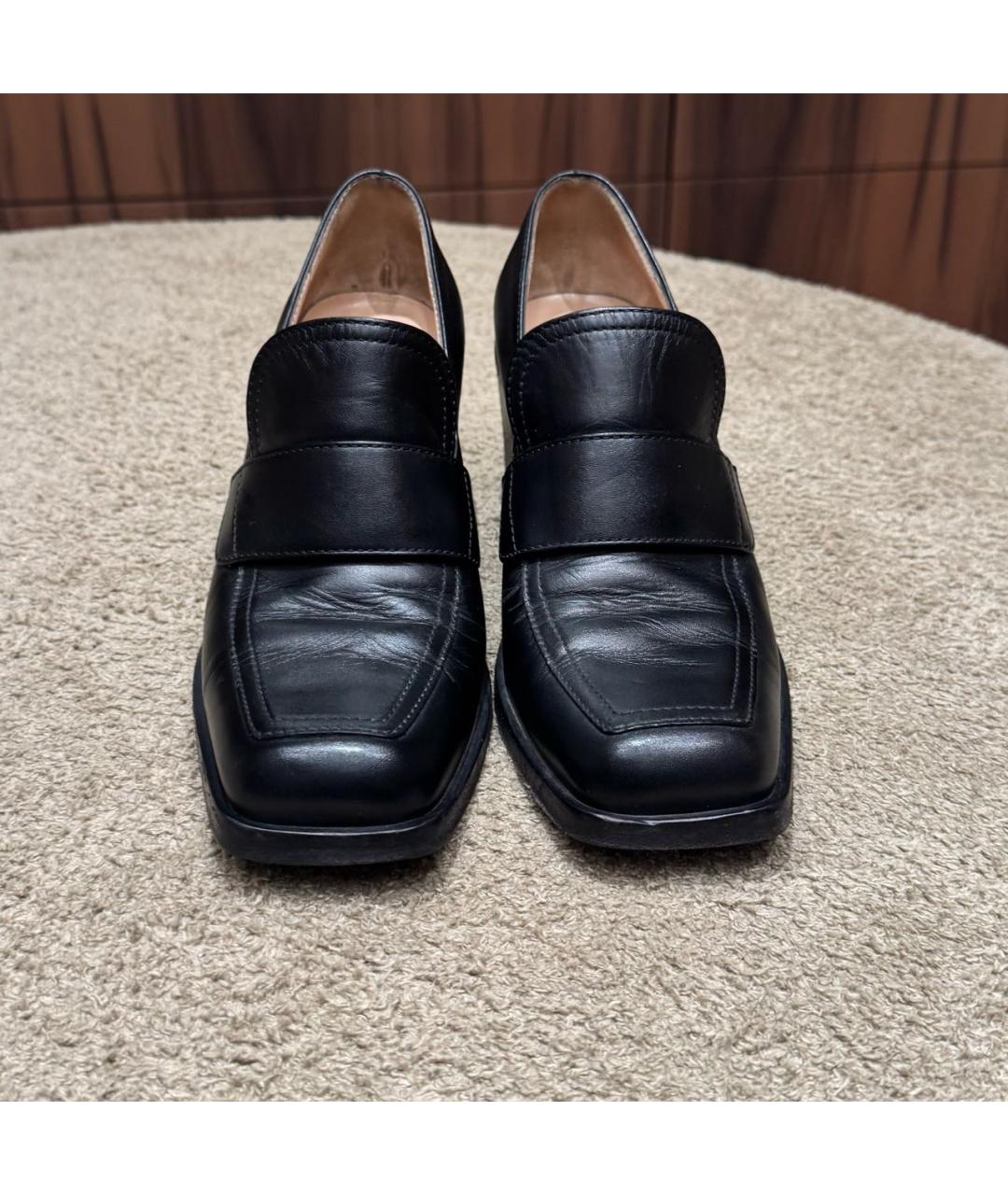 GIANVITO ROSSI Черные кожаные туфли, фото 2
