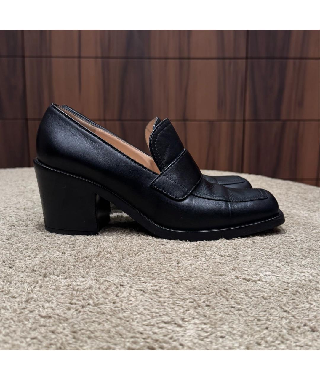 GIANVITO ROSSI Черные кожаные туфли, фото 4