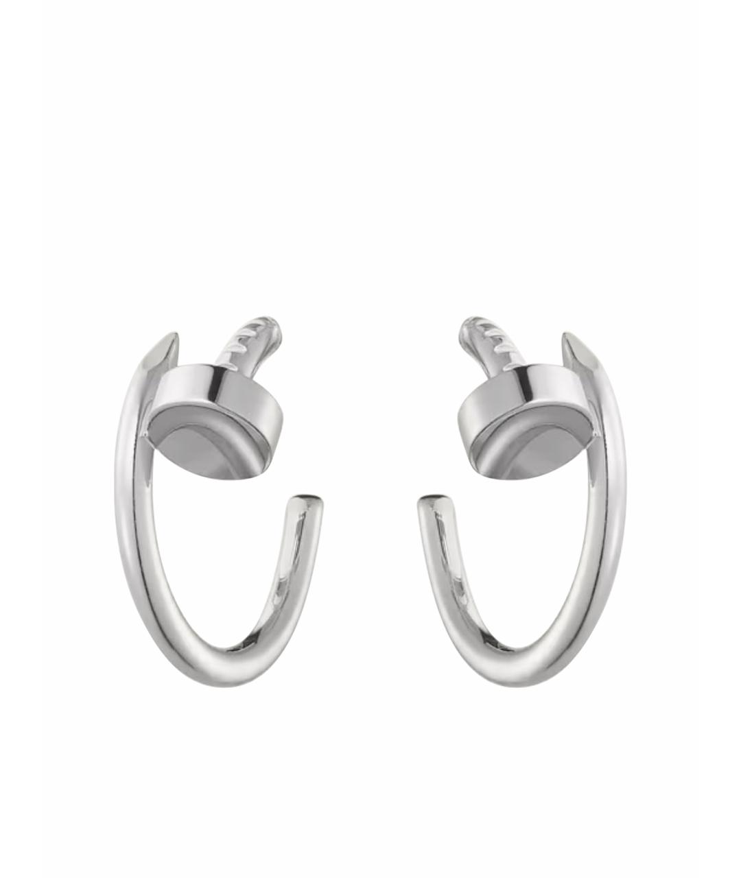CARTIER Серебряные серьги из белого золота, фото 1